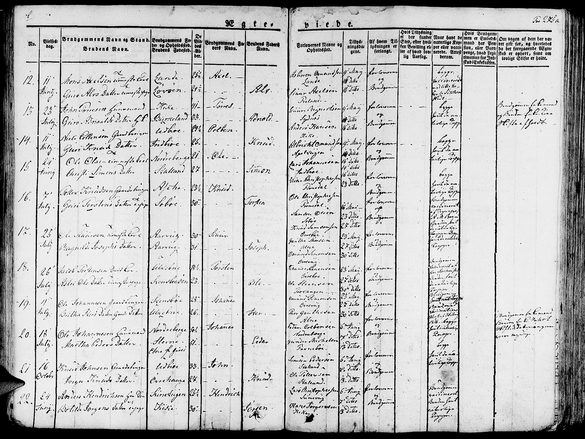 Fjelberg sokneprestembete, AV/SAB-A-75201/H/Haa: Parish register (official) no. A 5, 1822-1834, p. 275