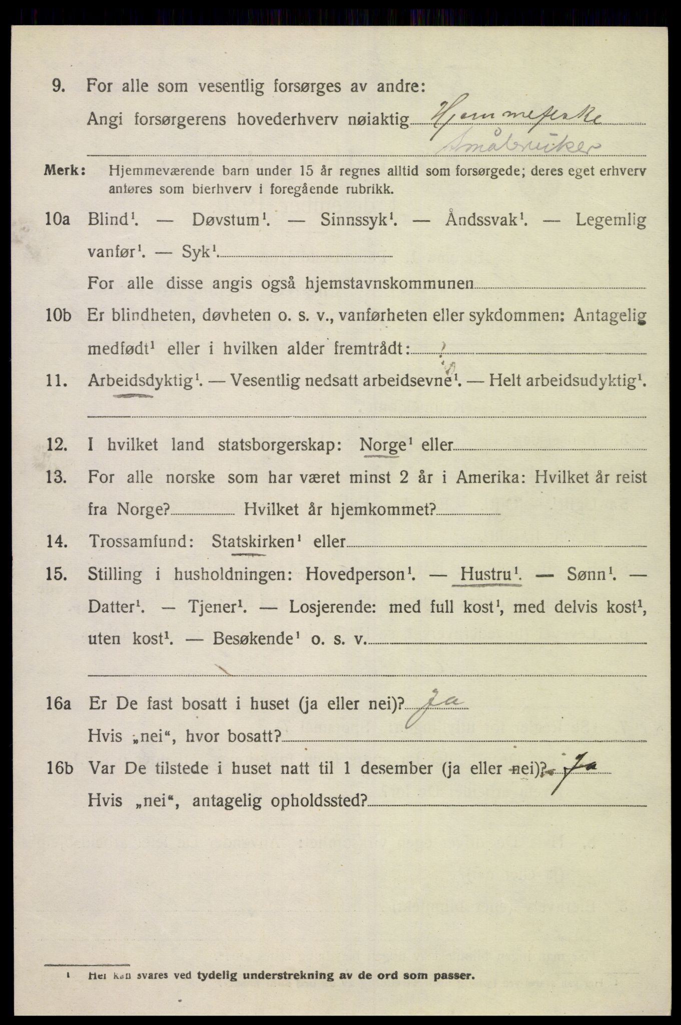 SAK, 1920 census for Halse og Harkmark, 1920, p. 2028