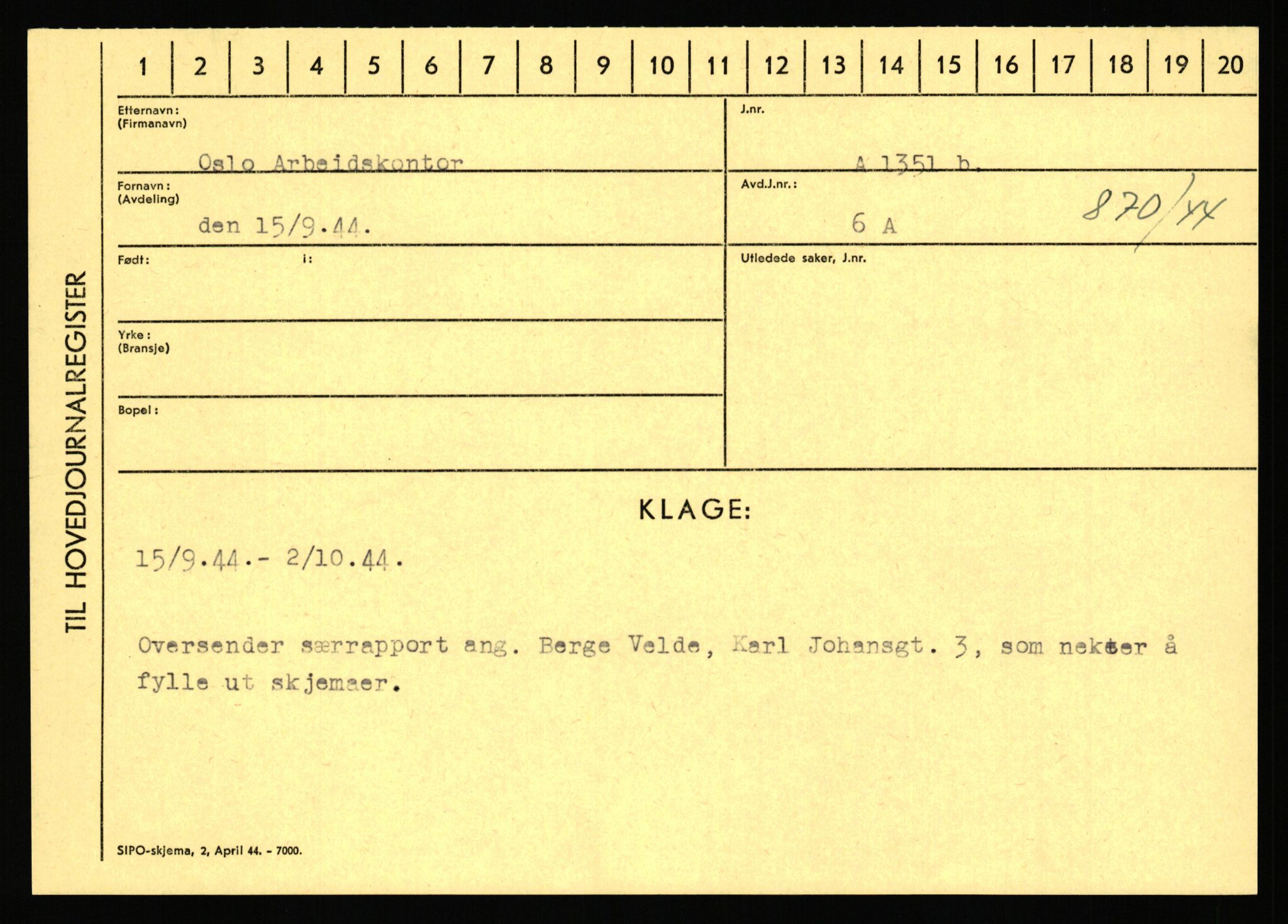 Statspolitiet - Hovedkontoret / Osloavdelingen, AV/RA-S-1329/C/Ca/L0001: Aabakken - Armann, 1943-1945, p. 5202