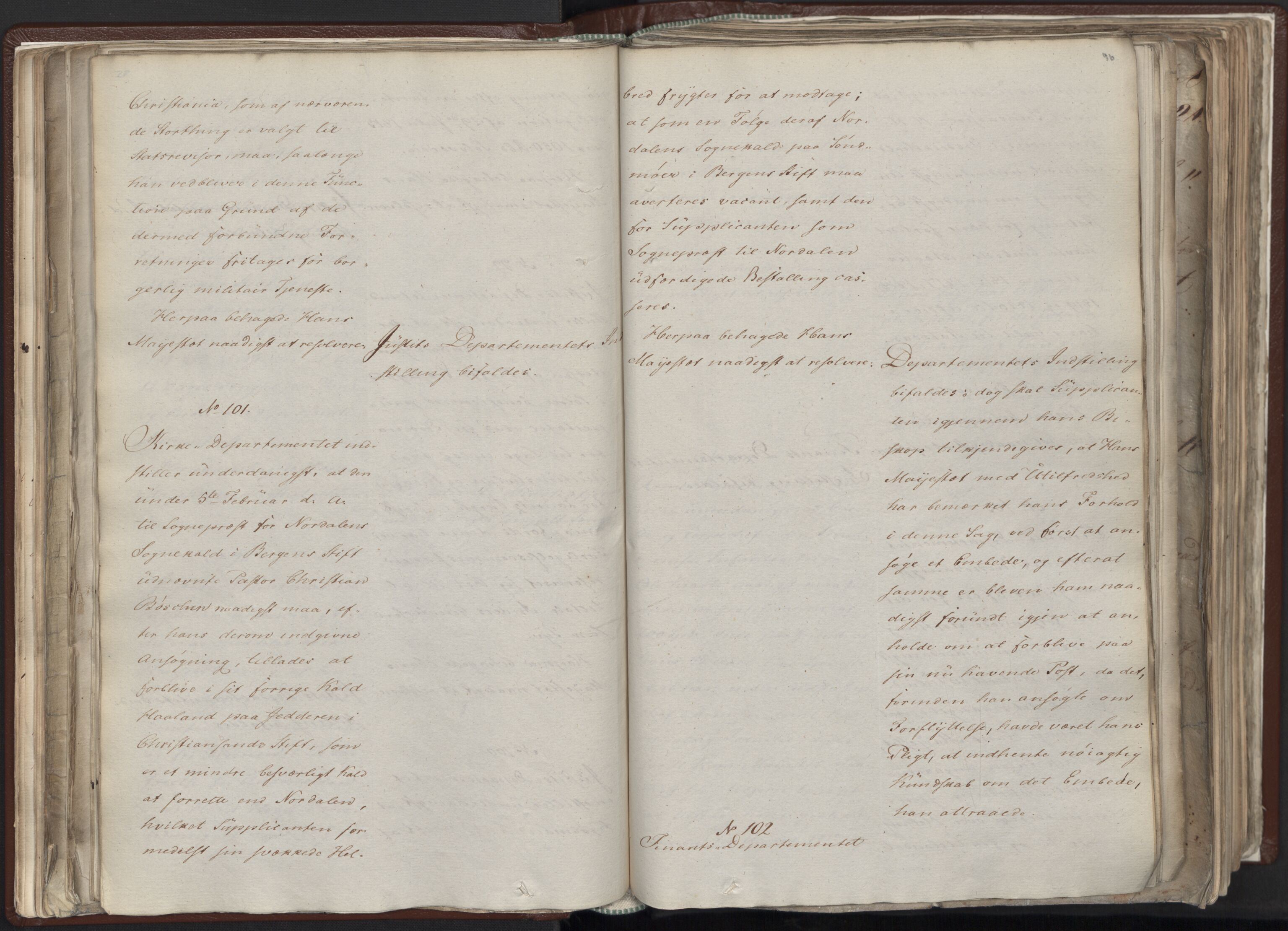 Statsrådssekretariatet, AV/RA-S-1001/A/Ab/L0012: Kgl. res. nr. 5679-6008 II, 1821, p. 95b-96a