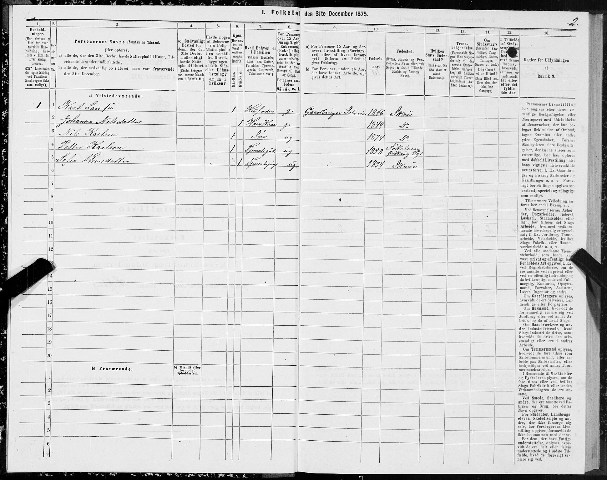 SAT, 1875 census for 1529P Skodje, 1875, p. 1002