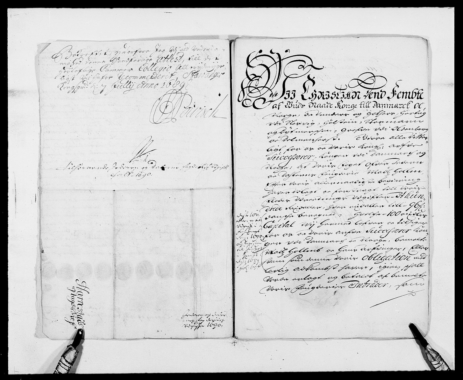 Rentekammeret inntil 1814, Reviderte regnskaper, Fogderegnskap, RA/EA-4092/R46/L2727: Fogderegnskap Jæren og Dalane, 1690-1693, p. 44