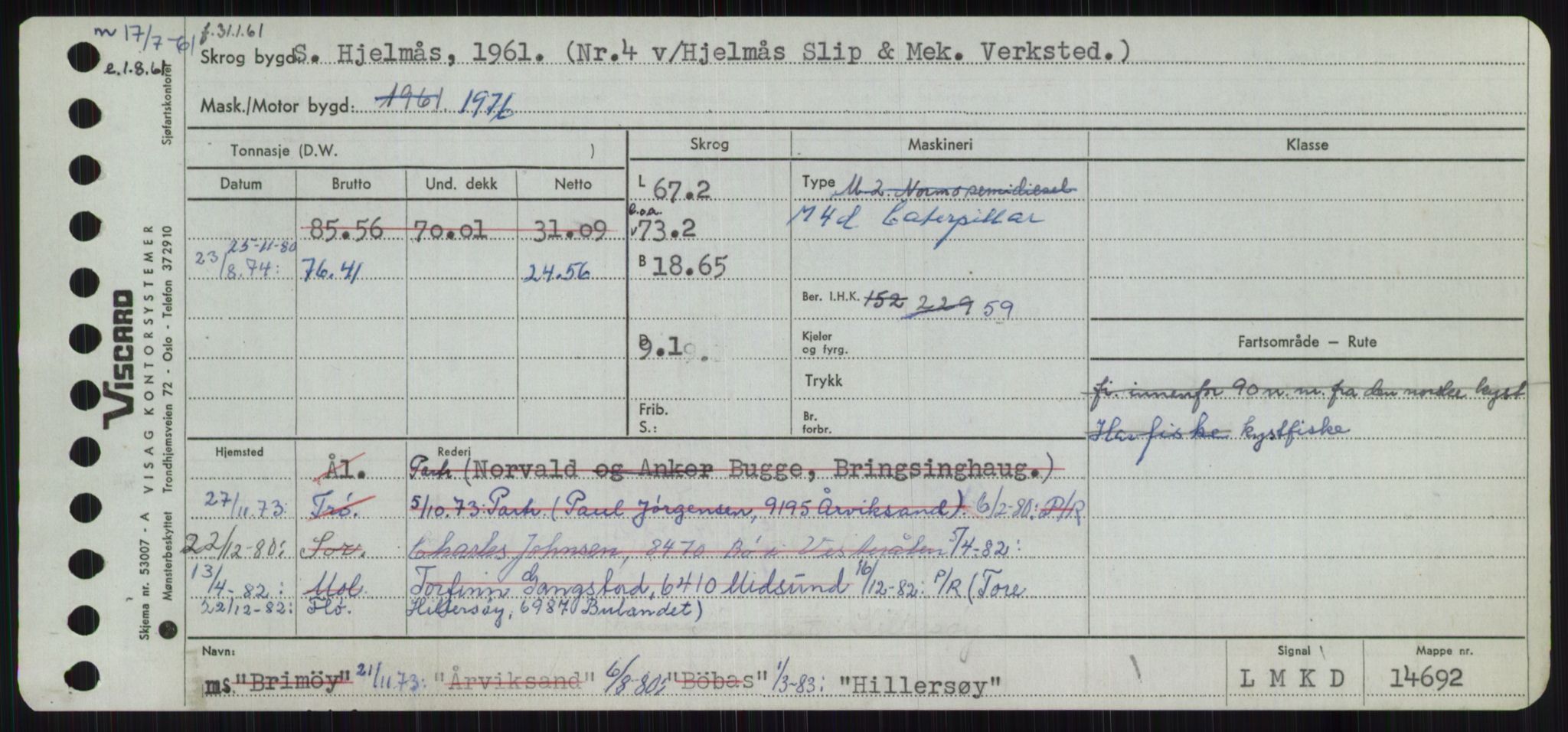 Sjøfartsdirektoratet med forløpere, Skipsmålingen, AV/RA-S-1627/H/Ha/L0002/0002: Fartøy, Eik-Hill / Fartøy, G-Hill, p. 929