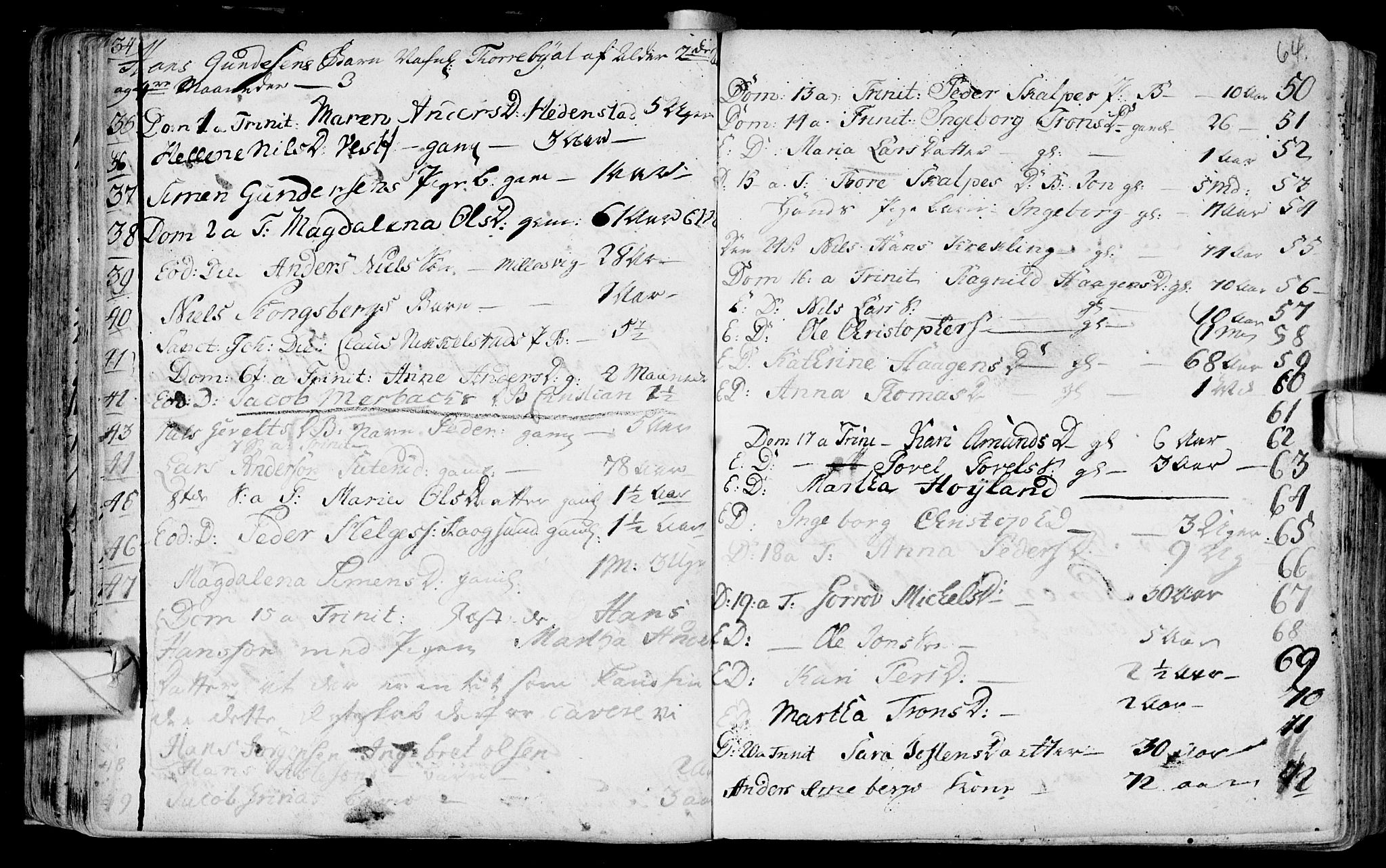 Eiker kirkebøker, AV/SAKO-A-4/F/Fa/L0007: Parish register (official) no. I 7 /1, 1733-1808, p. 64