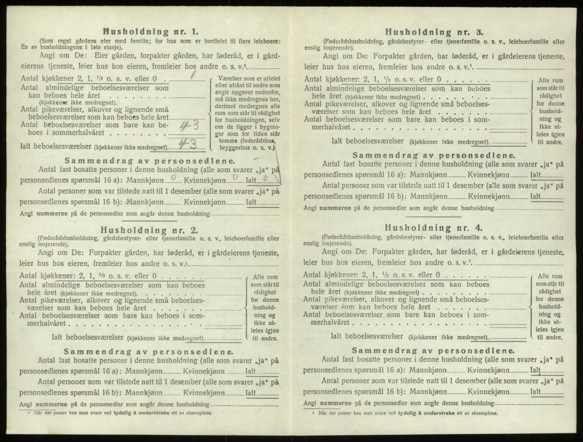 SAO, 1920 census for Hvaler, 1920, p. 379