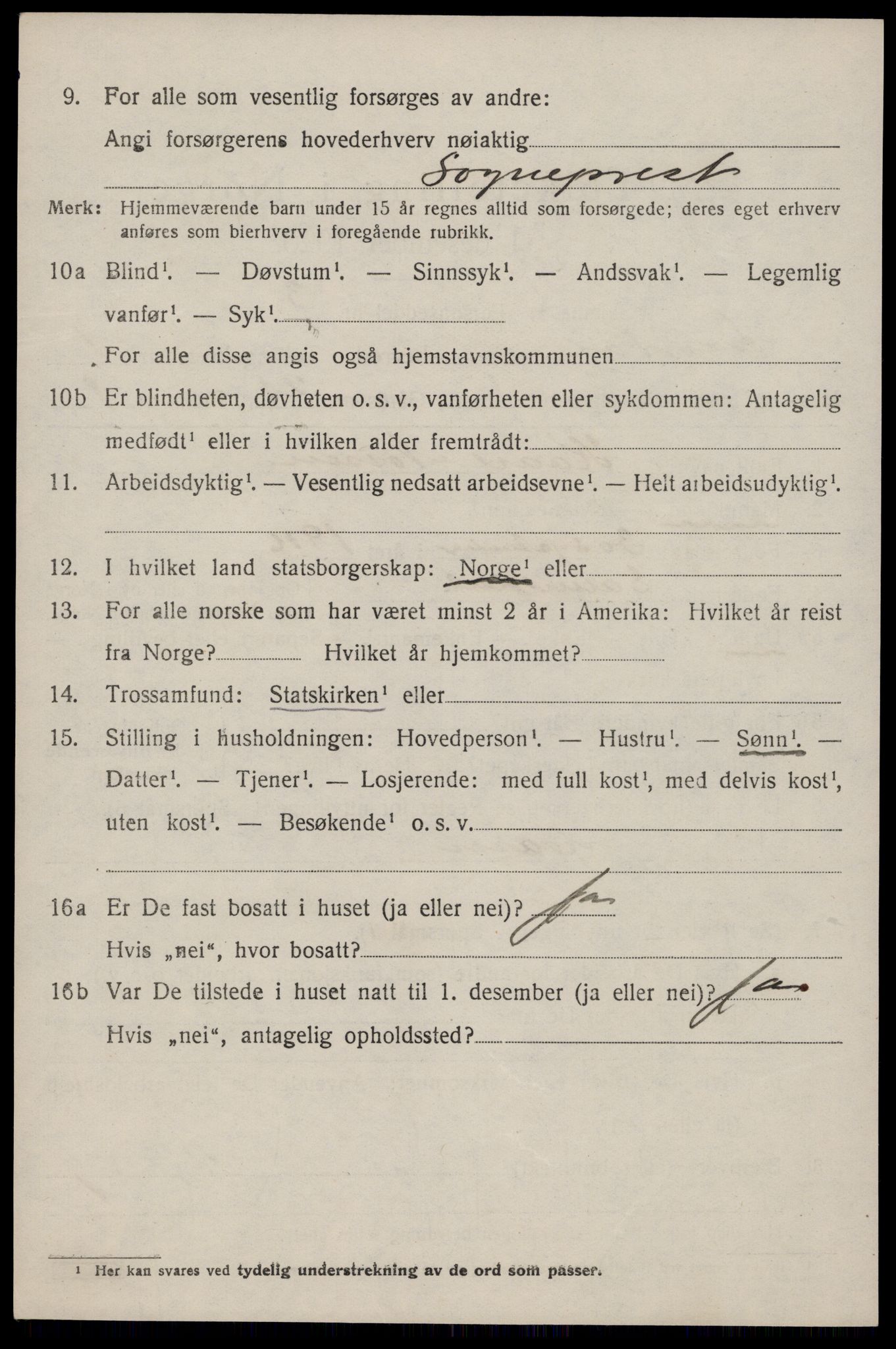 SAKO, 1920 census for Lårdal, 1920, p. 620