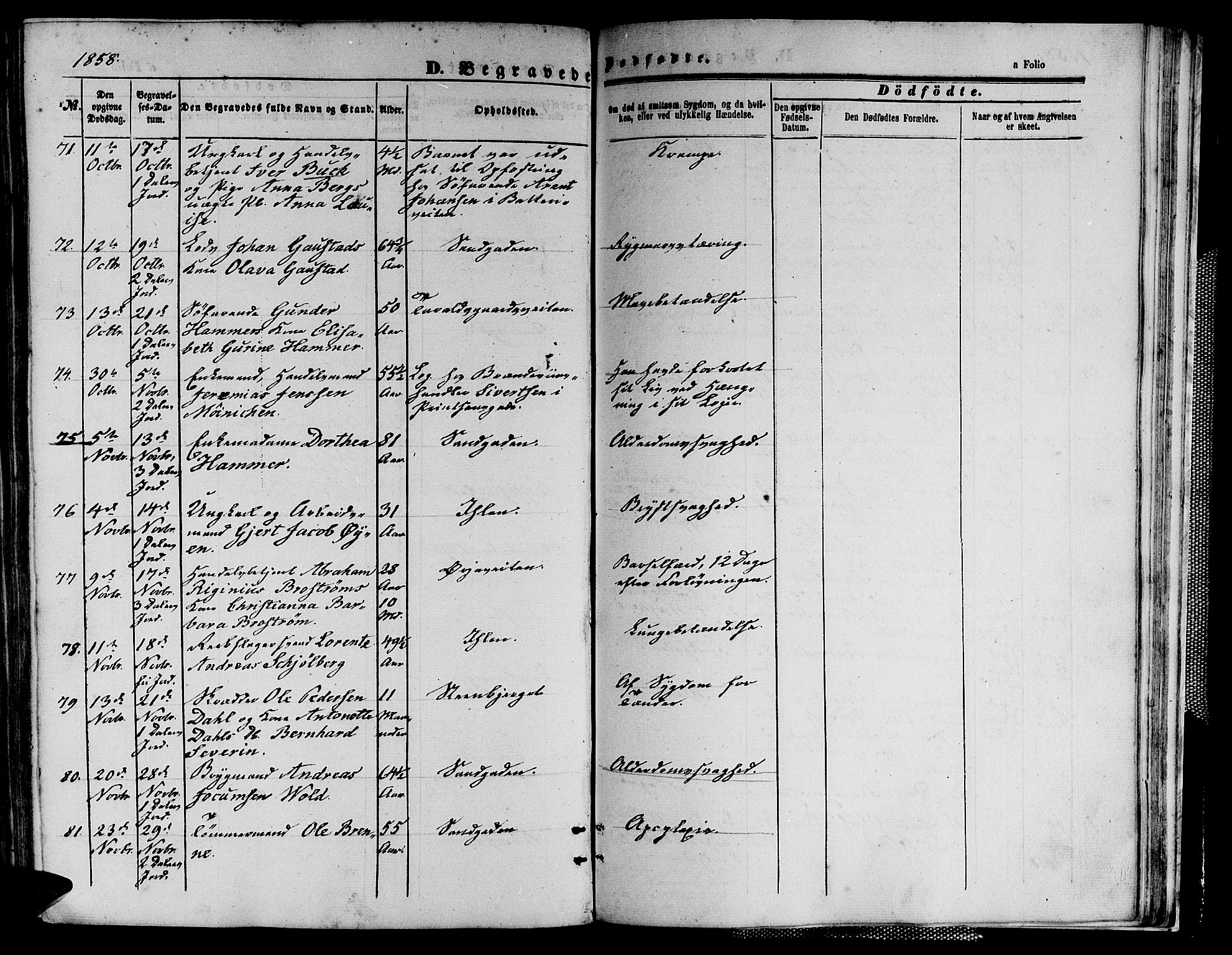 Ministerialprotokoller, klokkerbøker og fødselsregistre - Sør-Trøndelag, SAT/A-1456/602/L0138: Parish register (copy) no. 602C06, 1853-1858, p. 288b