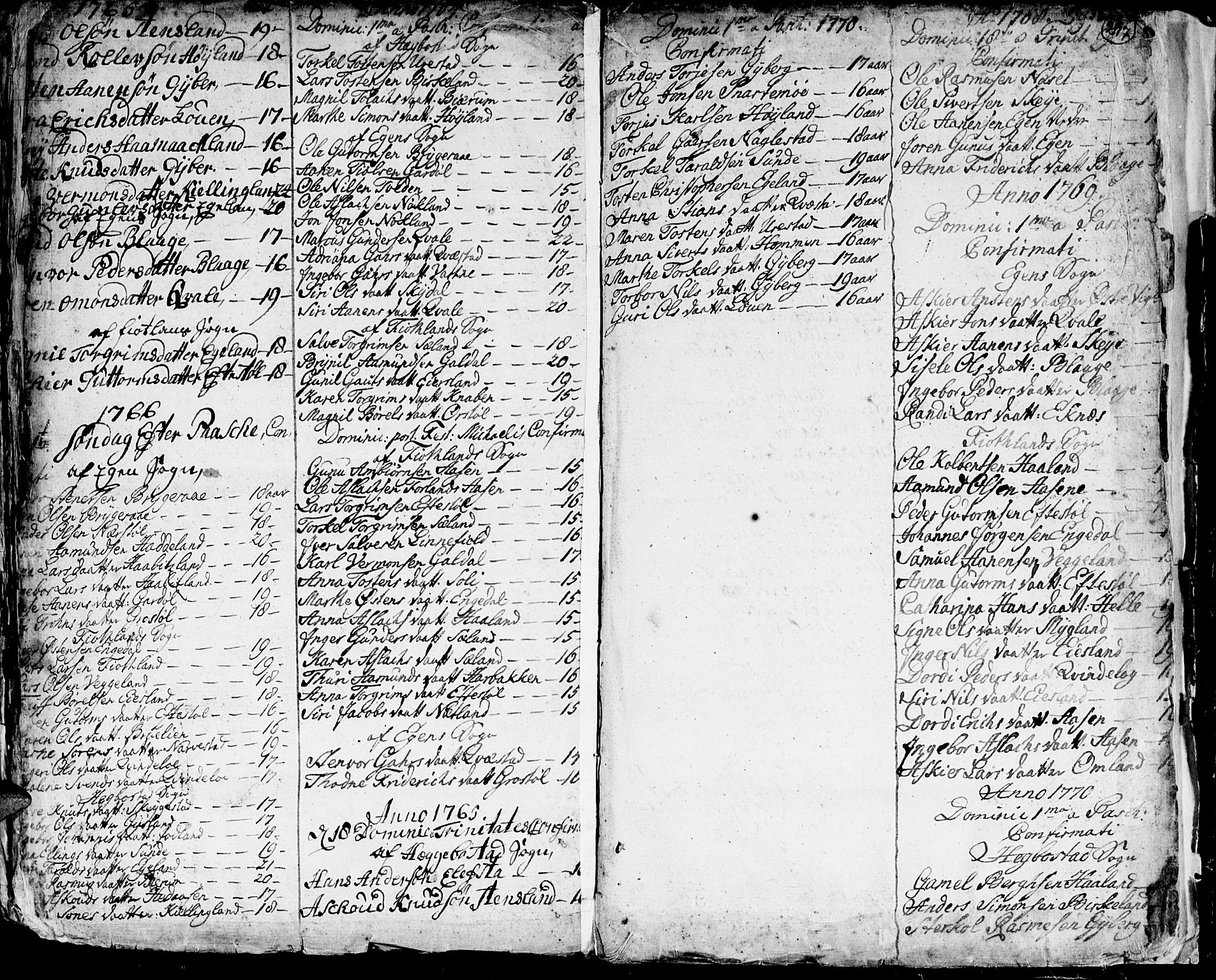 Hægebostad sokneprestkontor, SAK/1111-0024/F/Fa/Faa/L0001: Parish register (official) no. A 1 /1, 1760-1820, p. 297