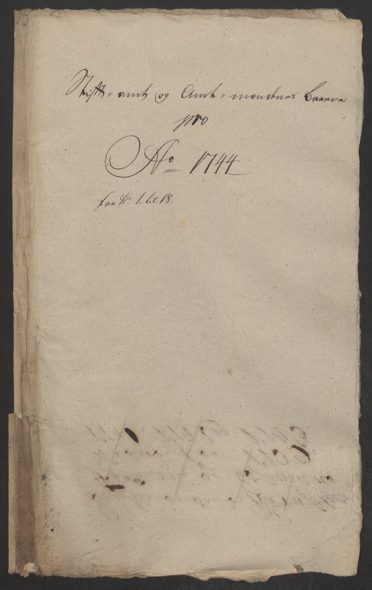 Kommanderende general (KG I) med Det norske krigsdirektorium, AV/RA-EA-5419/D/L0062: Stattholderens, stiftamtmenns og amtmenns brev, 1741-1745, p. 235