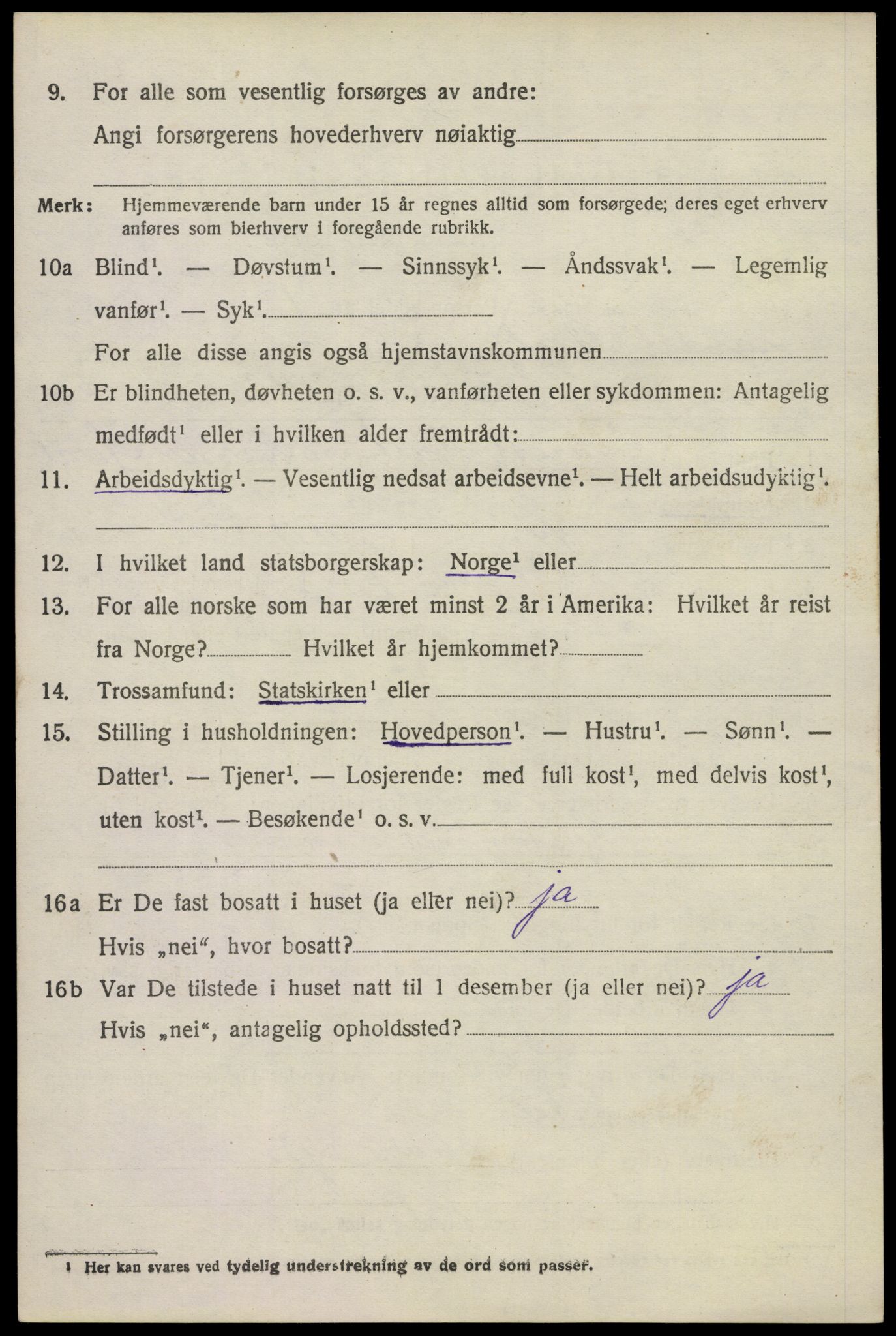 SAKO, 1920 census for Lardal, 1920, p. 2022