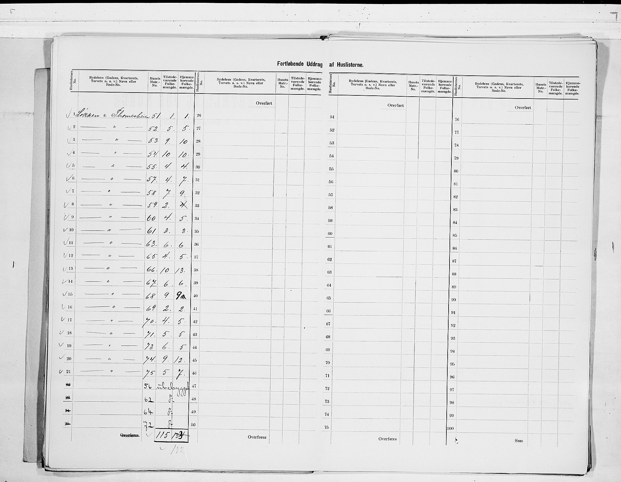 SAKO, 1900 census for Kragerø, 1900, p. 23