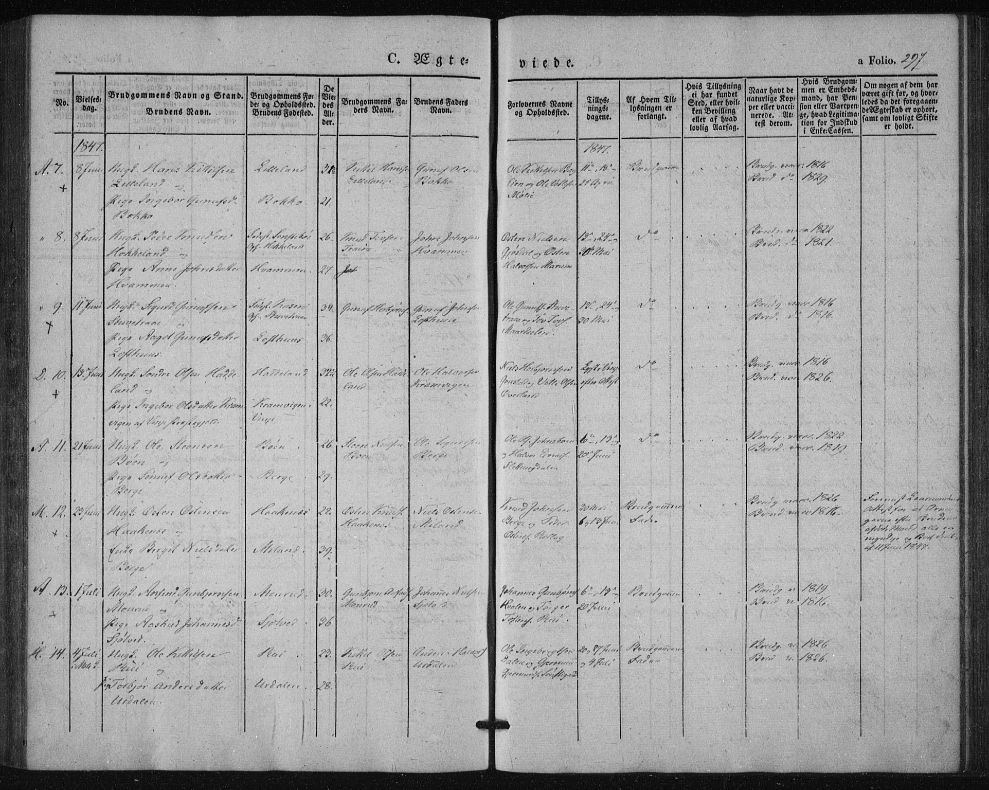 Tinn kirkebøker, SAKO/A-308/F/Fa/L0005: Parish register (official) no. I 5, 1844-1856, p. 297