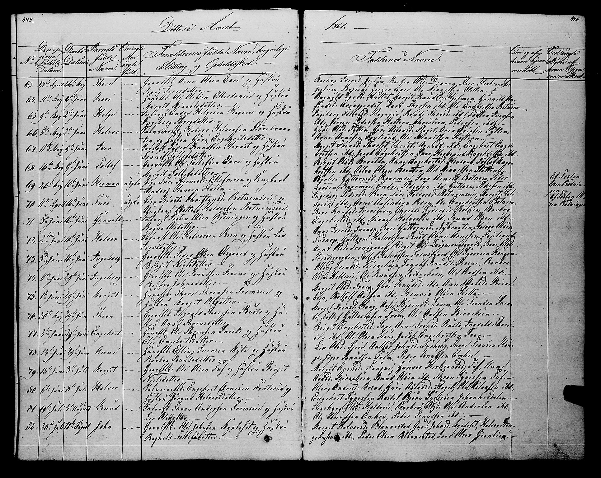 Gol kirkebøker, AV/SAKO-A-226/F/Fa/L0002: Parish register (official) no. I 2, 1837-1863, p. 475-476