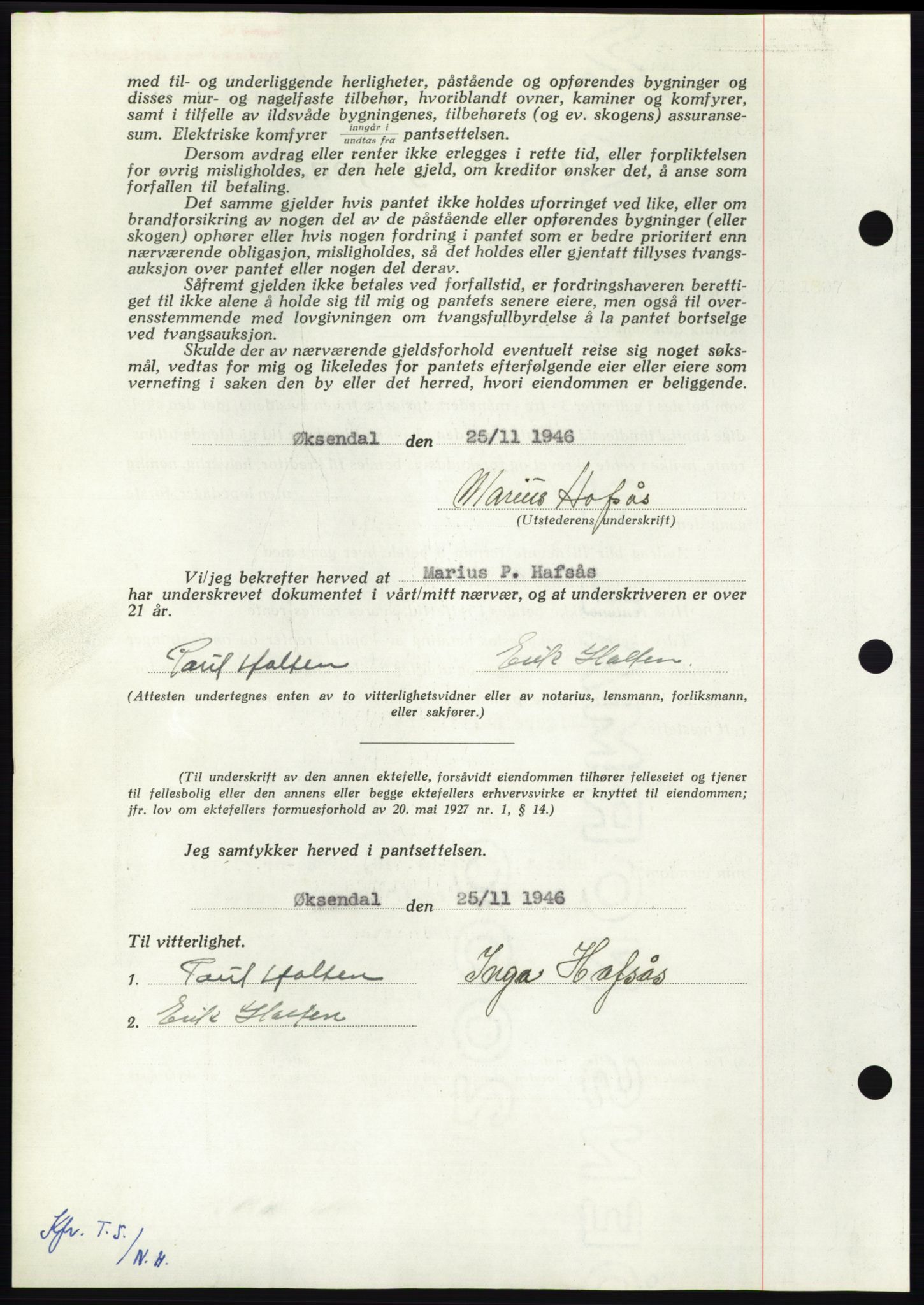 Nordmøre sorenskriveri, AV/SAT-A-4132/1/2/2Ca: Mortgage book no. B96, 1947-1947, Diary no: : 1420/1947