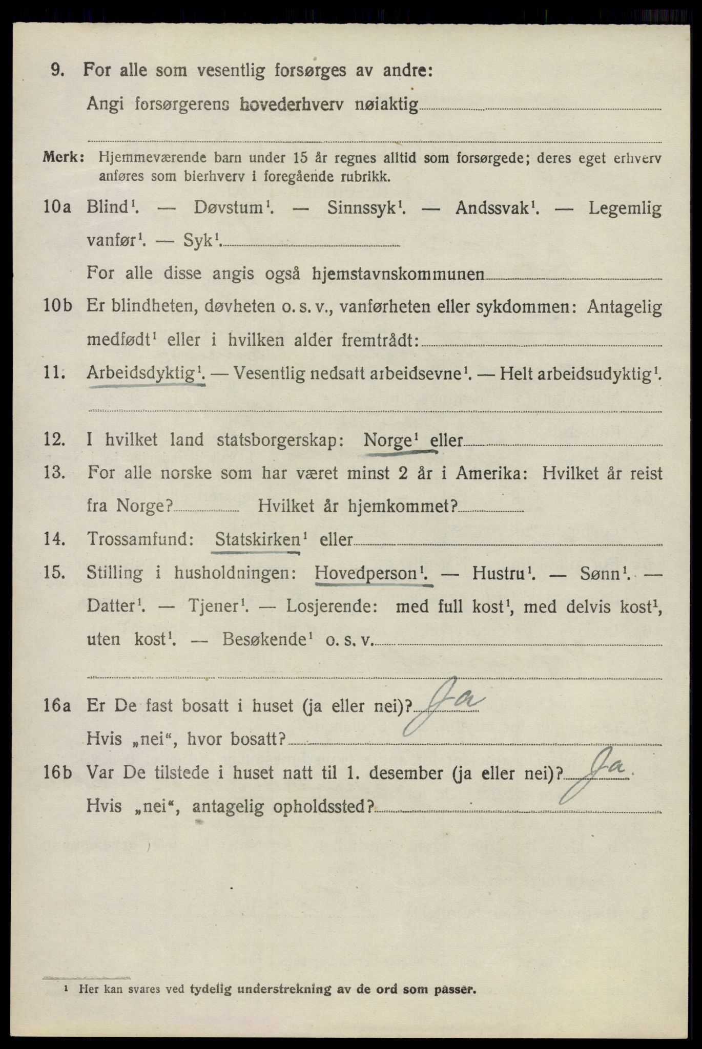 SAO, 1920 census for Sørum, 1920, p. 4006