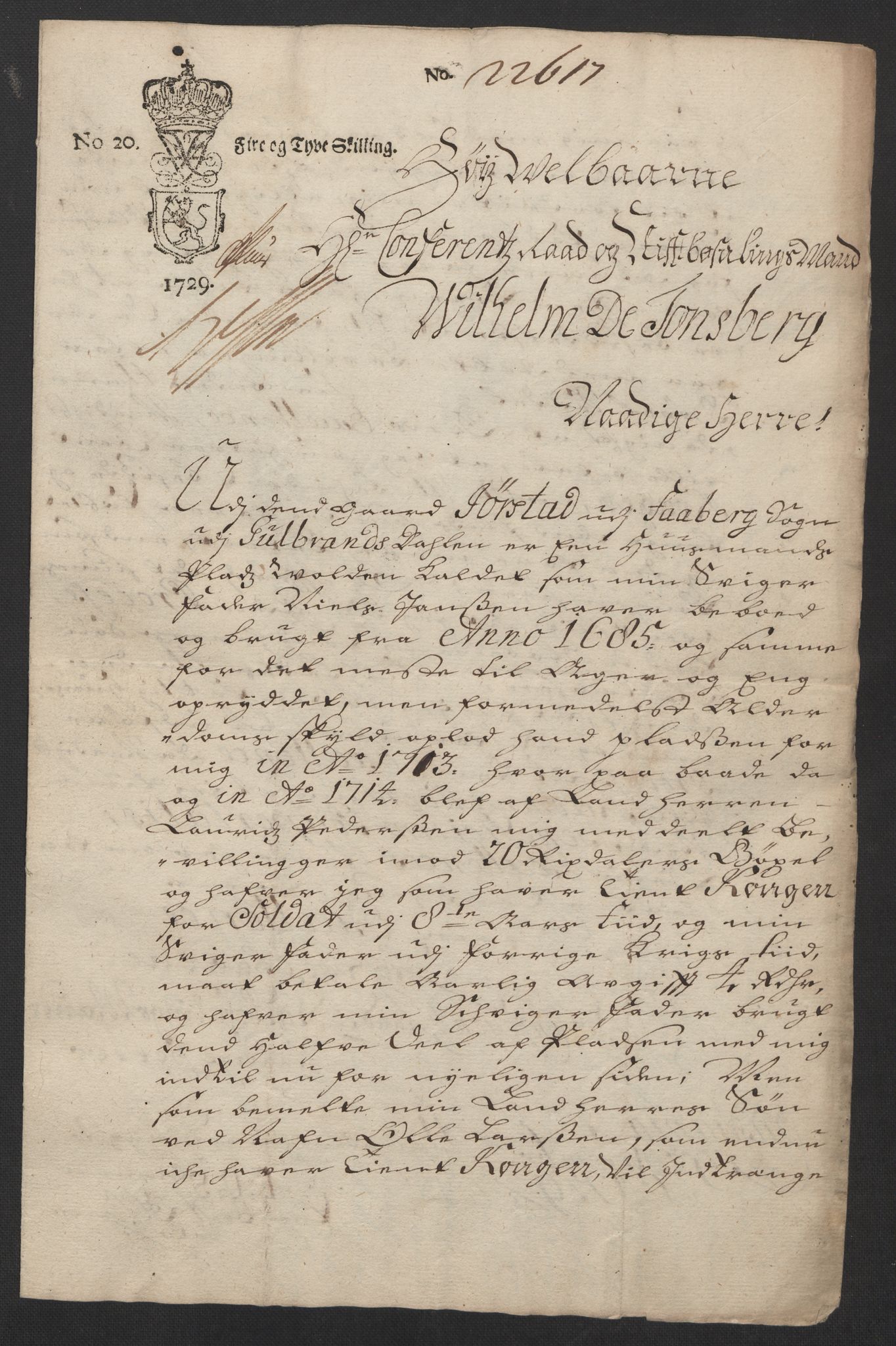 Stattholderembetet 1572-1771, AV/RA-EA-2870/Ef/L0106: Brev fra embetsmenn og andre, 1730-1732, p. 12