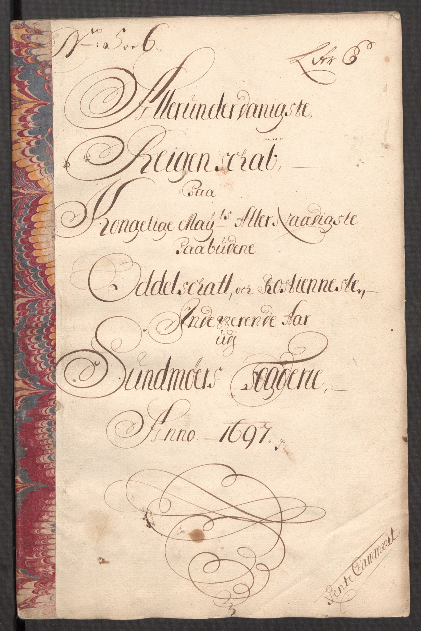 Rentekammeret inntil 1814, Reviderte regnskaper, Fogderegnskap, RA/EA-4092/R54/L3556: Fogderegnskap Sunnmøre, 1696-1698, p. 226