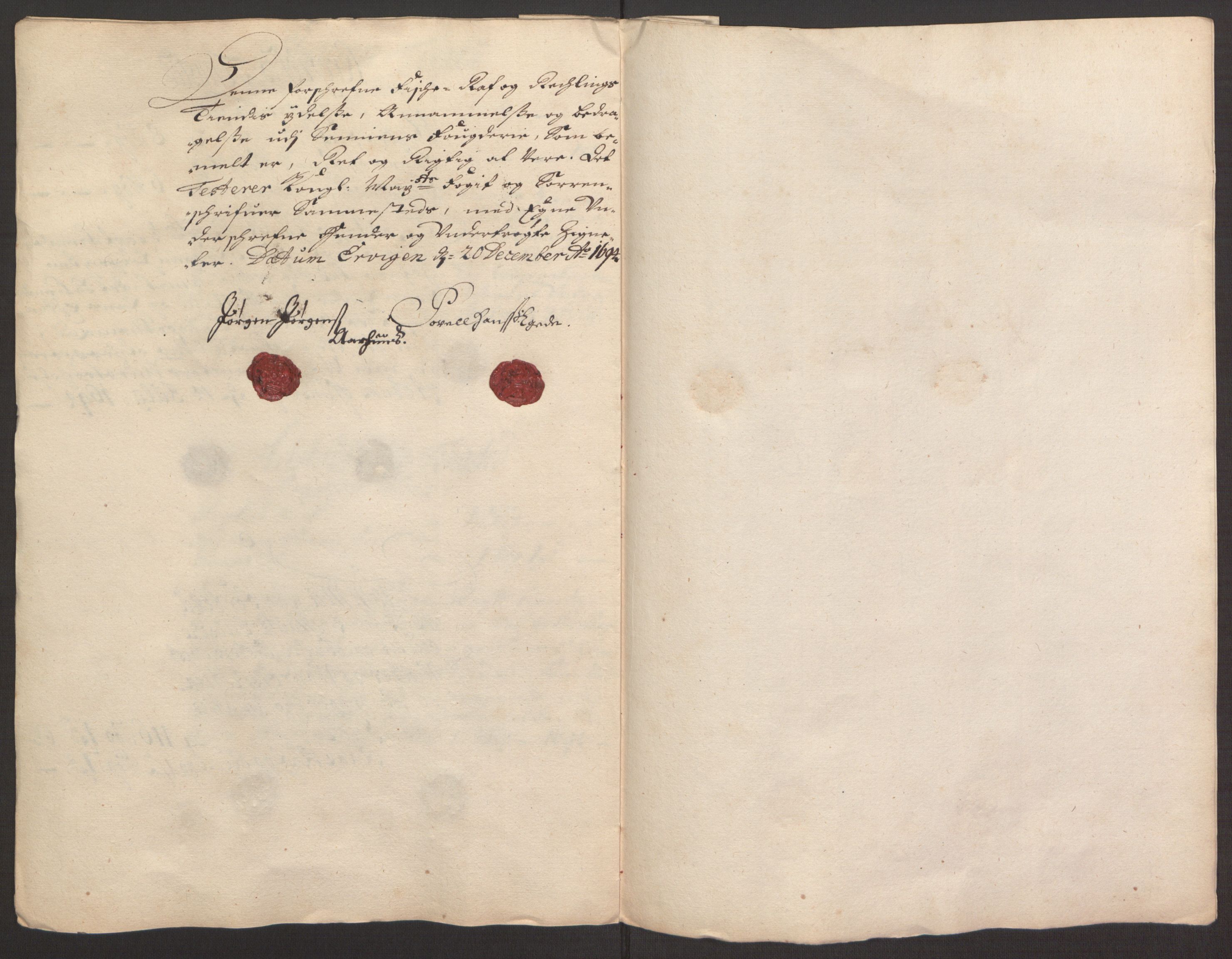 Rentekammeret inntil 1814, Reviderte regnskaper, Fogderegnskap, AV/RA-EA-4092/R68/L4753: Fogderegnskap Senja og Troms, 1694-1696, p. 123