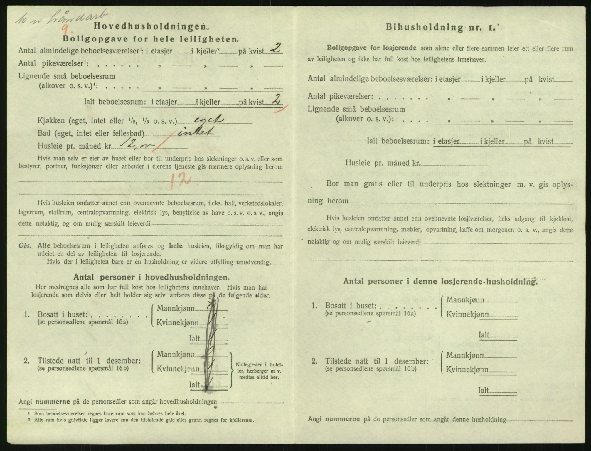 SAK, 1920 census for Grimstad, 1920, p. 1820