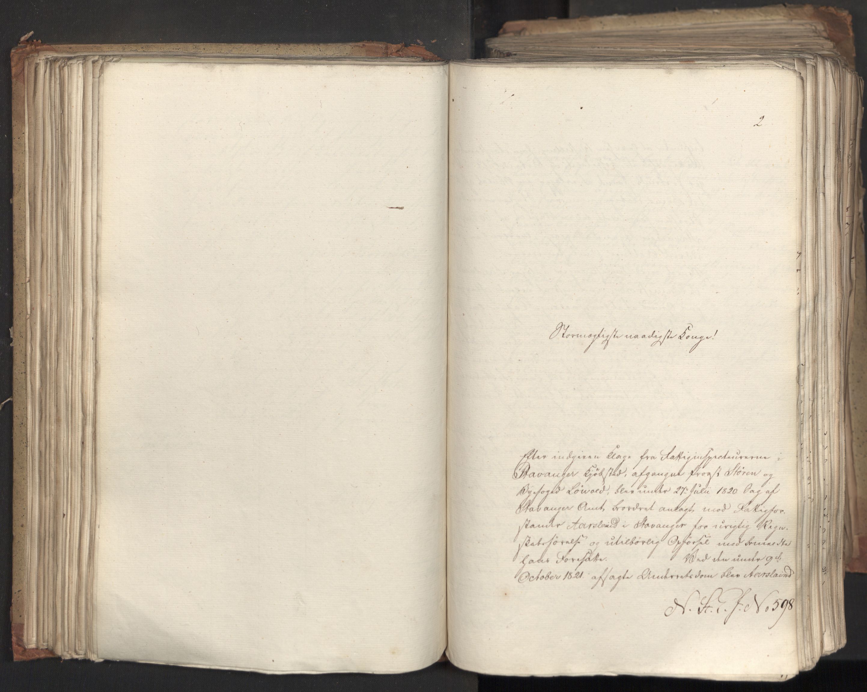Statsrådsavdelingen i Stockholm, AV/RA-S-1003/D/Da/L0035: Regjeringsinnstillinger nr. 541-840, 1823, p. 136
