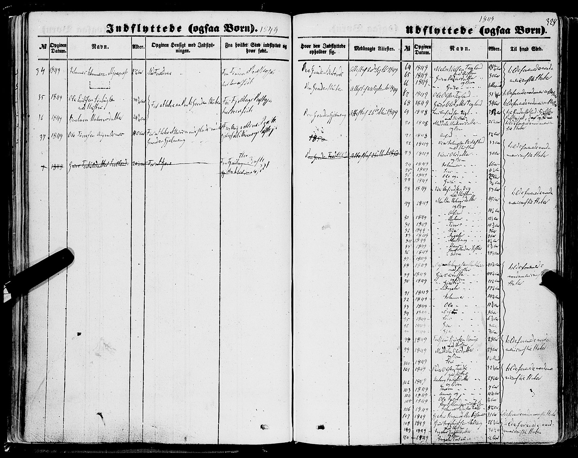 Skånevik sokneprestembete, SAB/A-77801/H/Haa: Parish register (official) no. A 5II, 1848-1869, p. 328