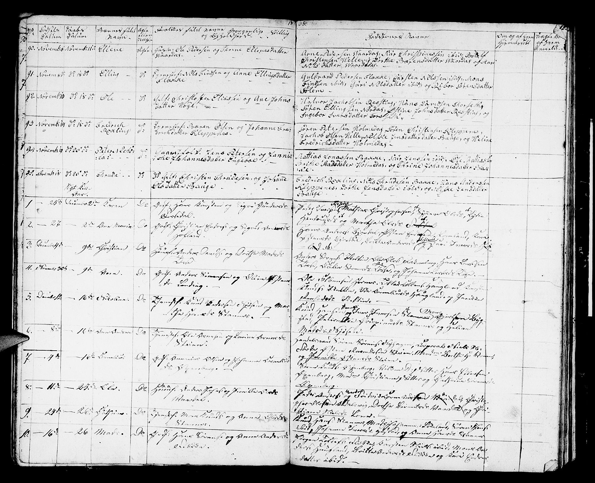 Fjaler sokneprestembete, AV/SAB-A-79801/H/Hab/Haba/L0001: Parish register (copy) no. A 1, 1836-1846, p. 11