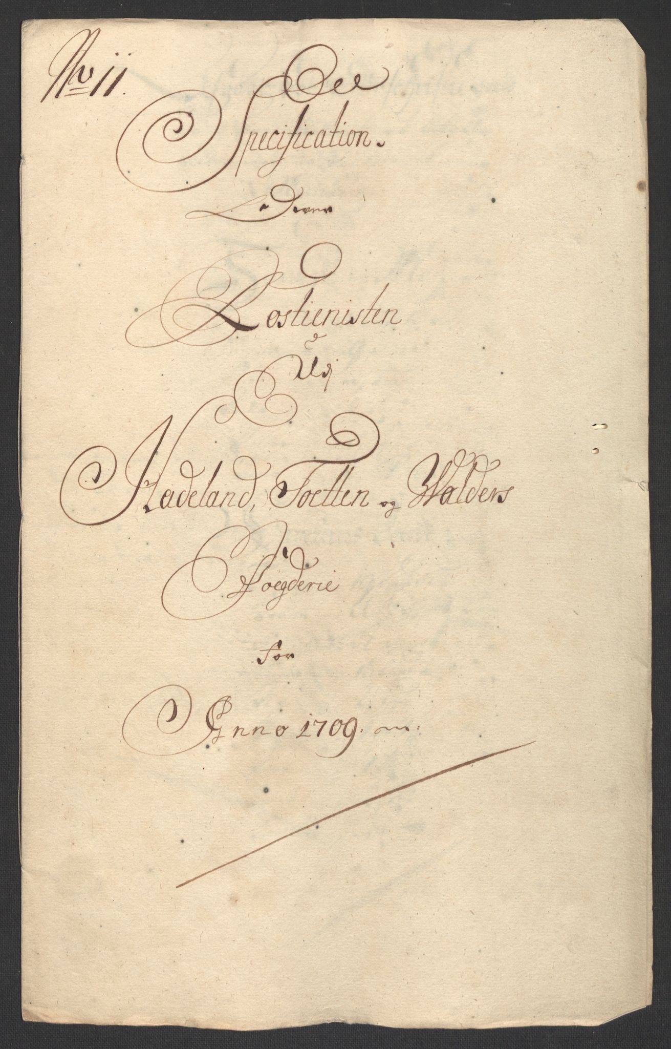 Rentekammeret inntil 1814, Reviderte regnskaper, Fogderegnskap, RA/EA-4092/R18/L1306: Fogderegnskap Hadeland, Toten og Valdres, 1709, p. 385