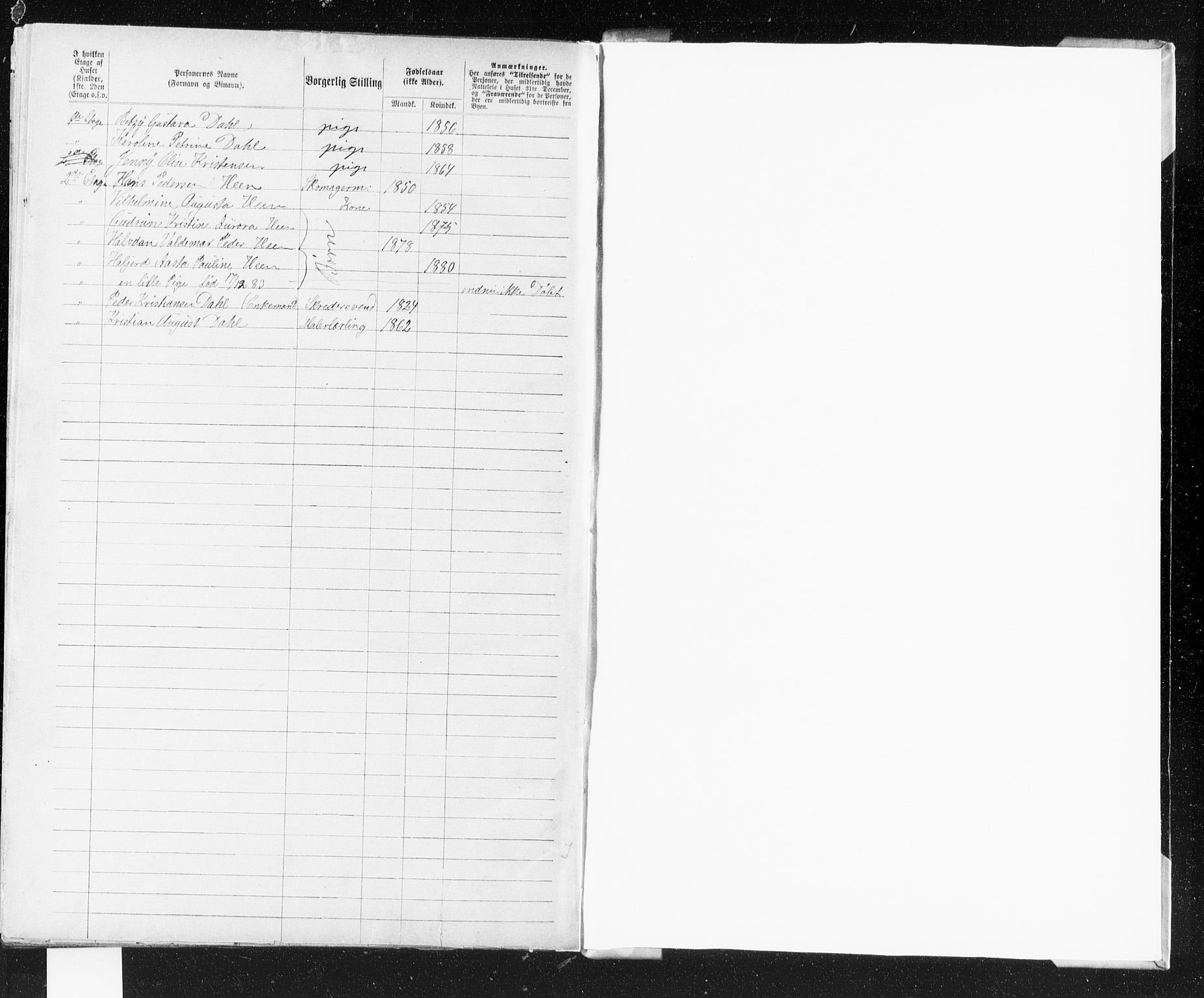 OBA, Municipal Census 1883 for Kristiania, 1883, p. 621