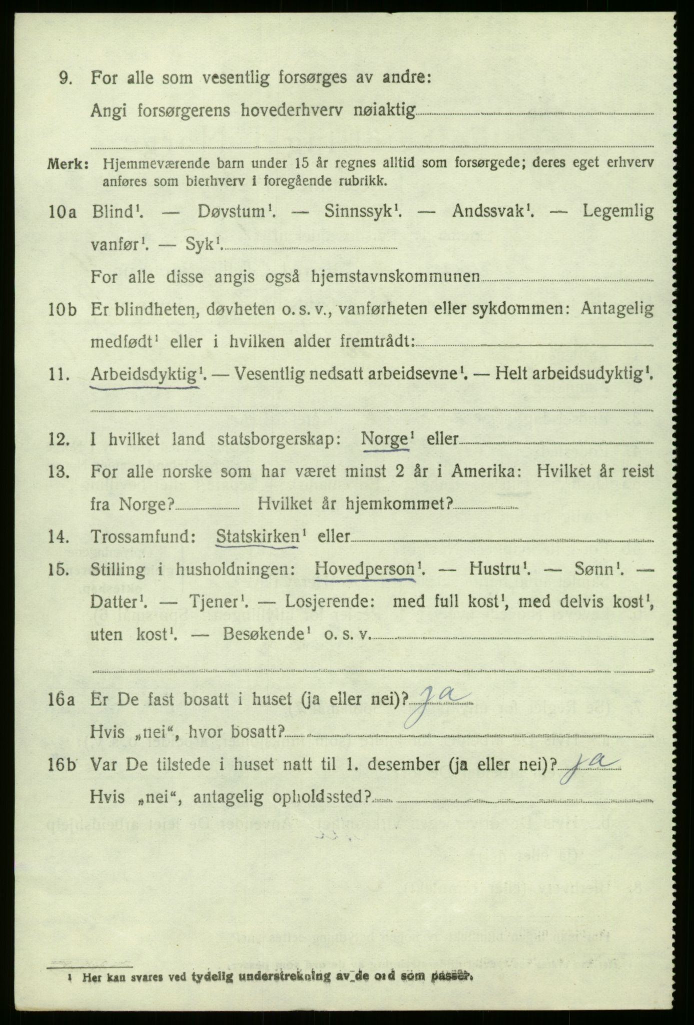 SAB, 1920 census for Luster, 1920, p. 2969