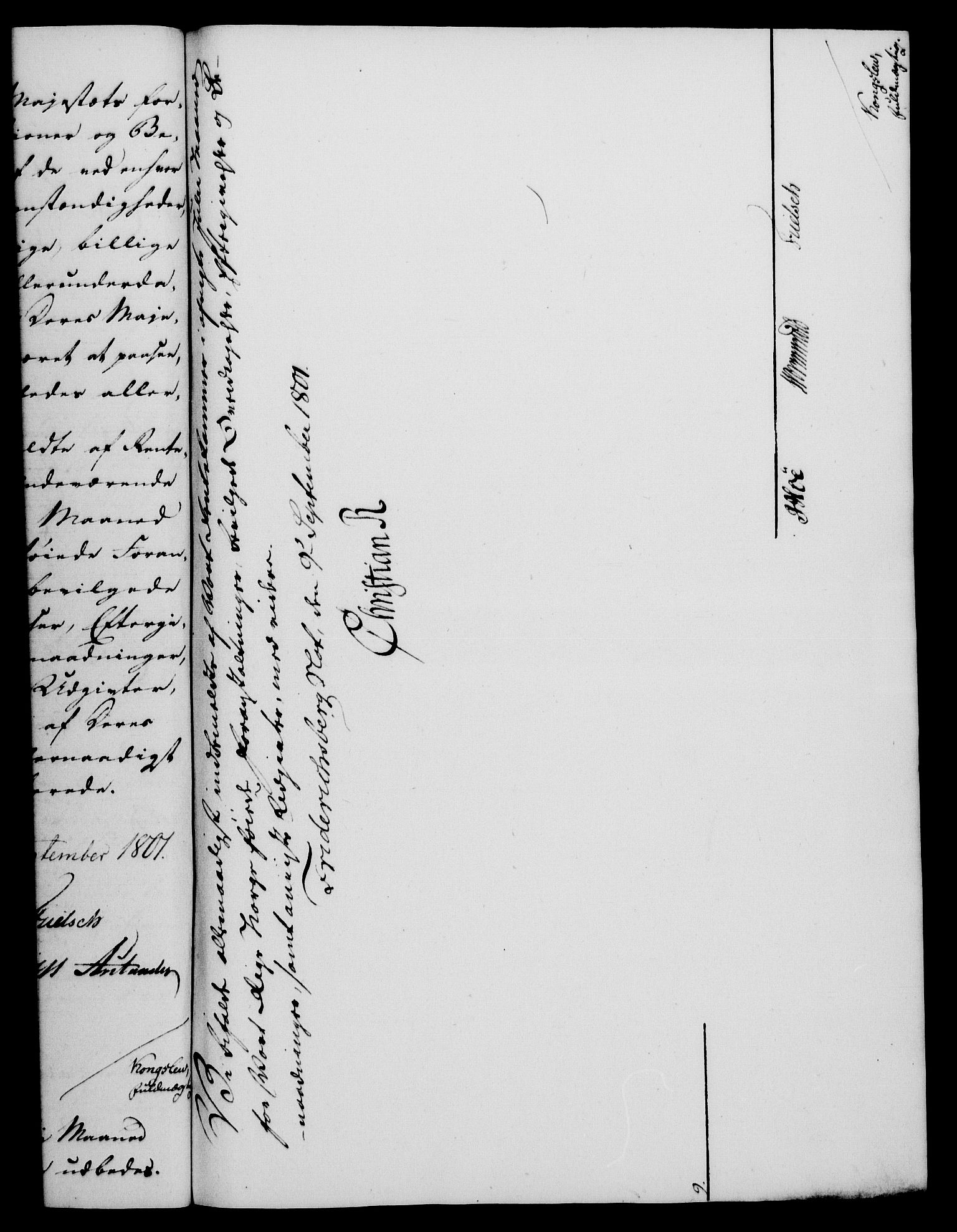 Rentekammeret, Kammerkanselliet, RA/EA-3111/G/Gf/Gfa/L0083: Norsk relasjons- og resolusjonsprotokoll (merket RK 52.83), 1801, p. 607