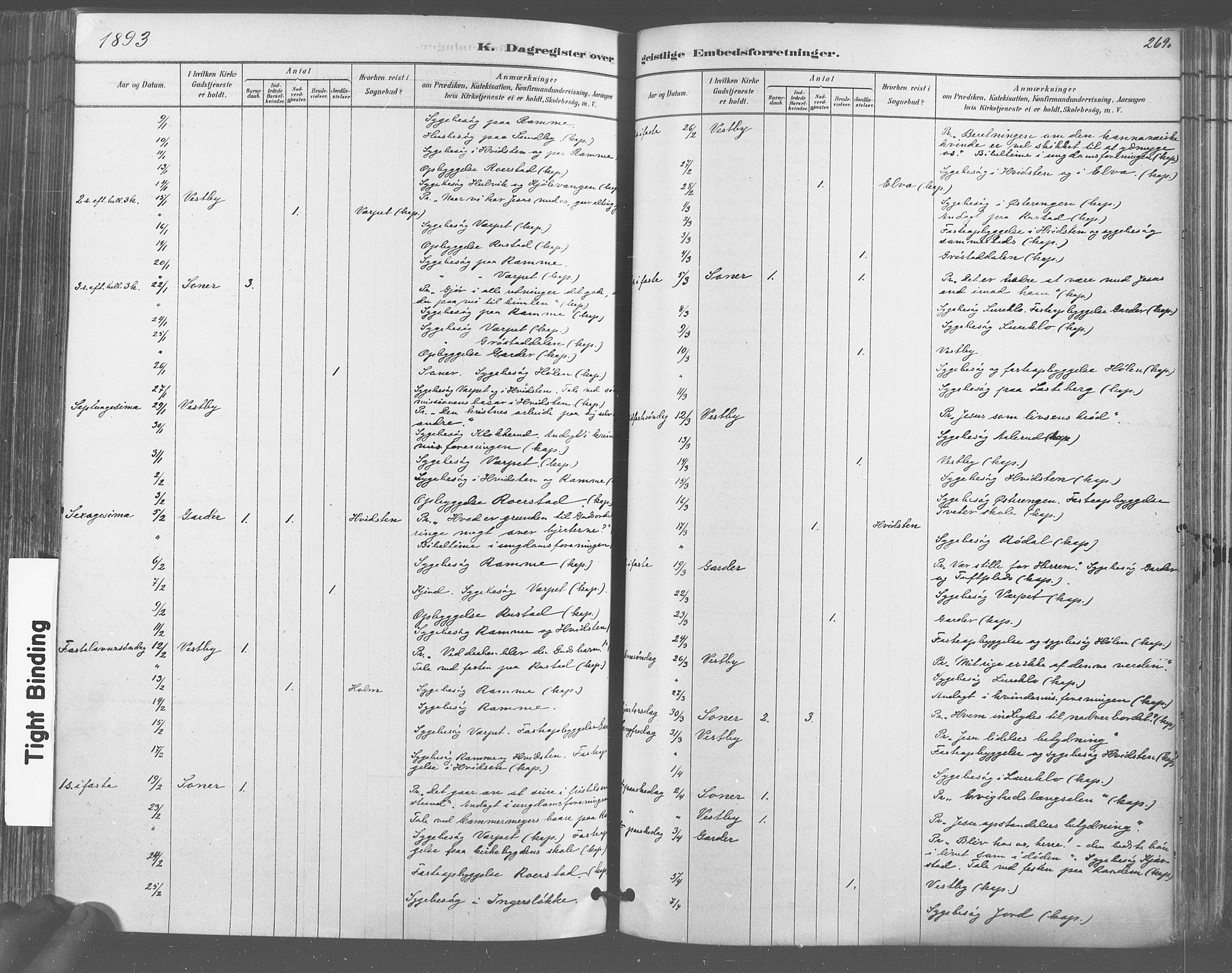 Vestby prestekontor Kirkebøker, AV/SAO-A-10893/F/Fa/L0009: Parish register (official) no. I 9, 1878-1900, p. 269