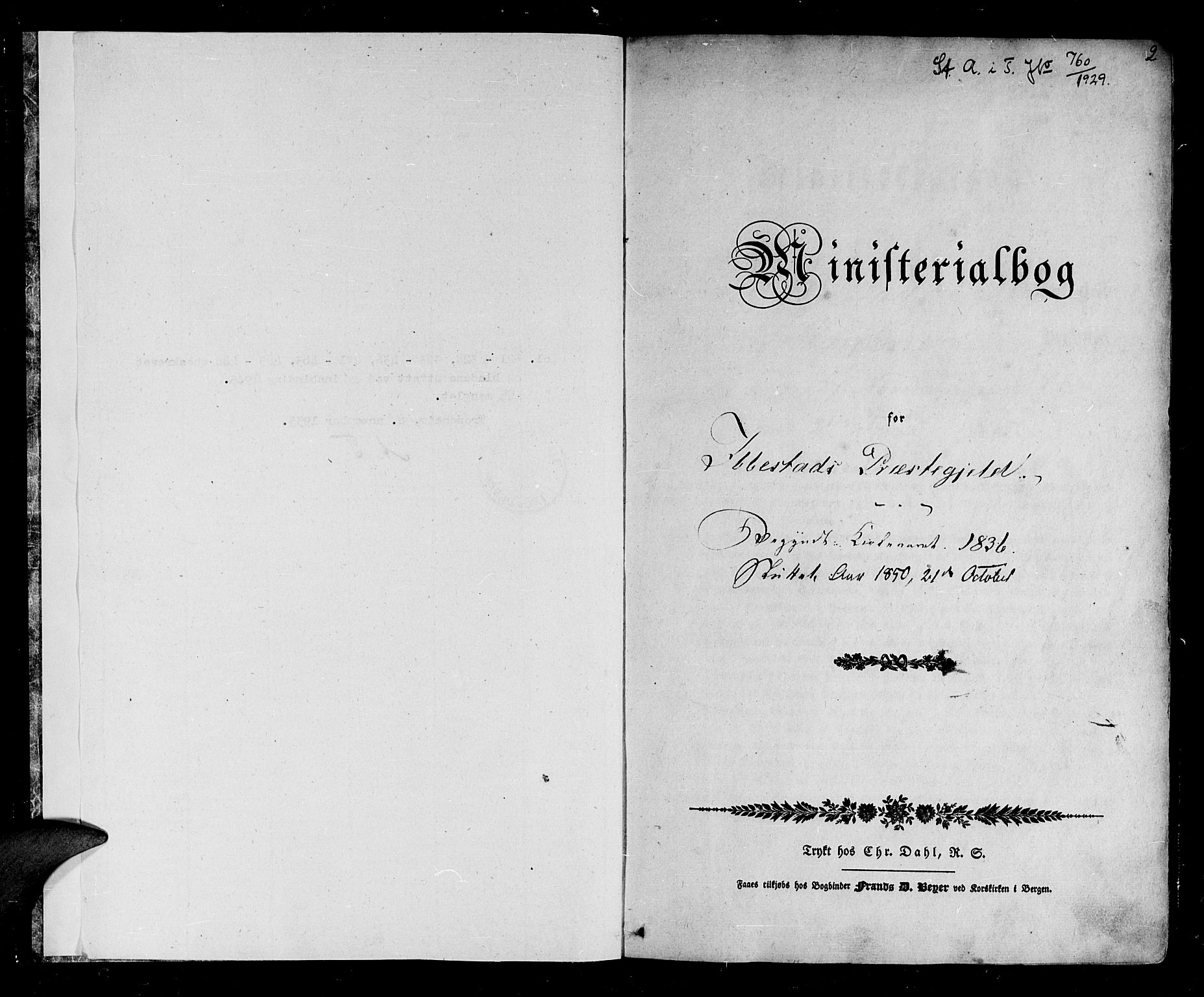 Ibestad sokneprestembete, AV/SATØ-S-0077/H/Ha/Haa/L0006kirke: Parish register (official) no. 6, 1837-1850, p. 2