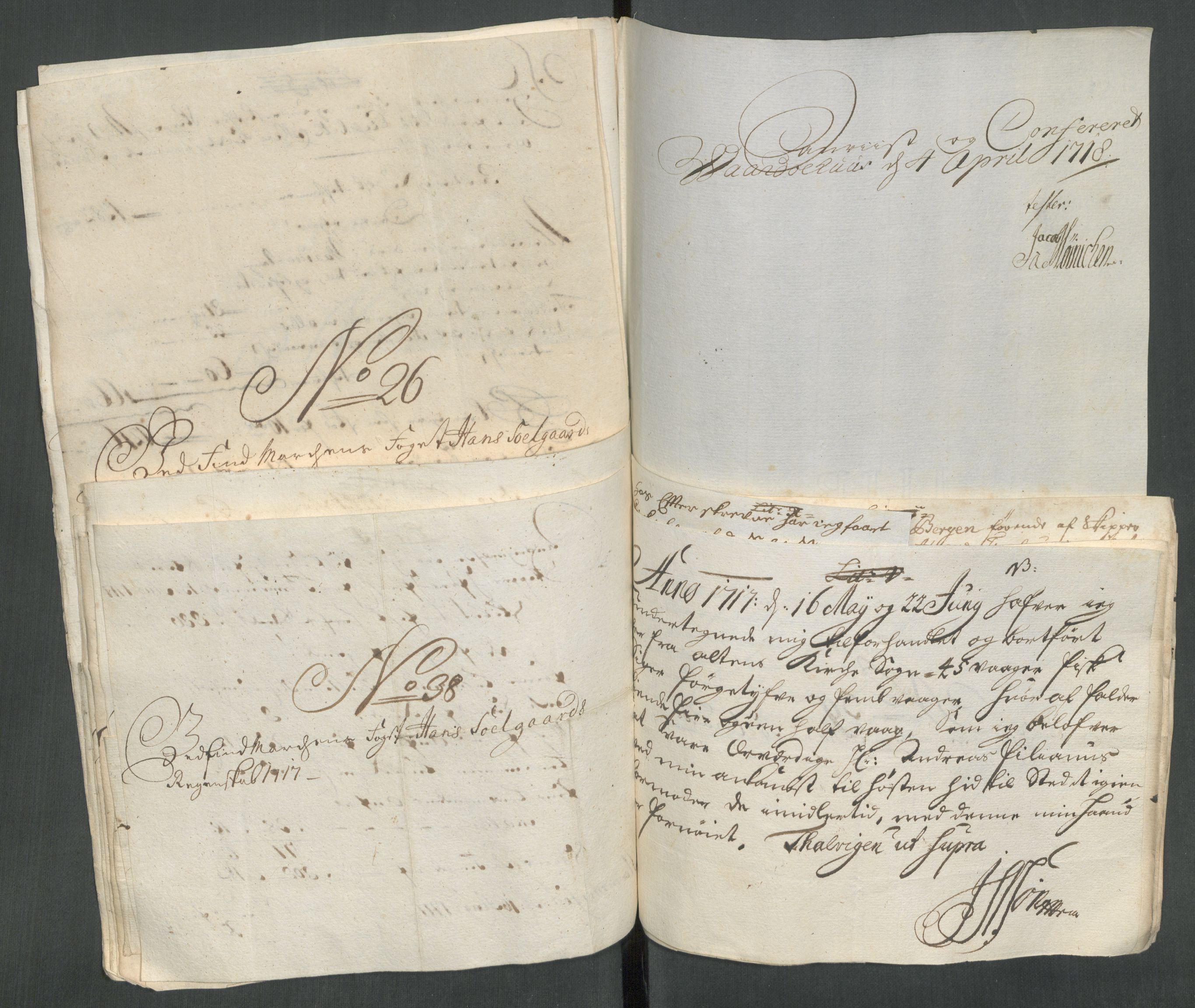 Rentekammeret inntil 1814, Reviderte regnskaper, Fogderegnskap, AV/RA-EA-4092/R69/L4857: Fogderegnskap Finnmark/Vardøhus, 1716-1718, p. 299