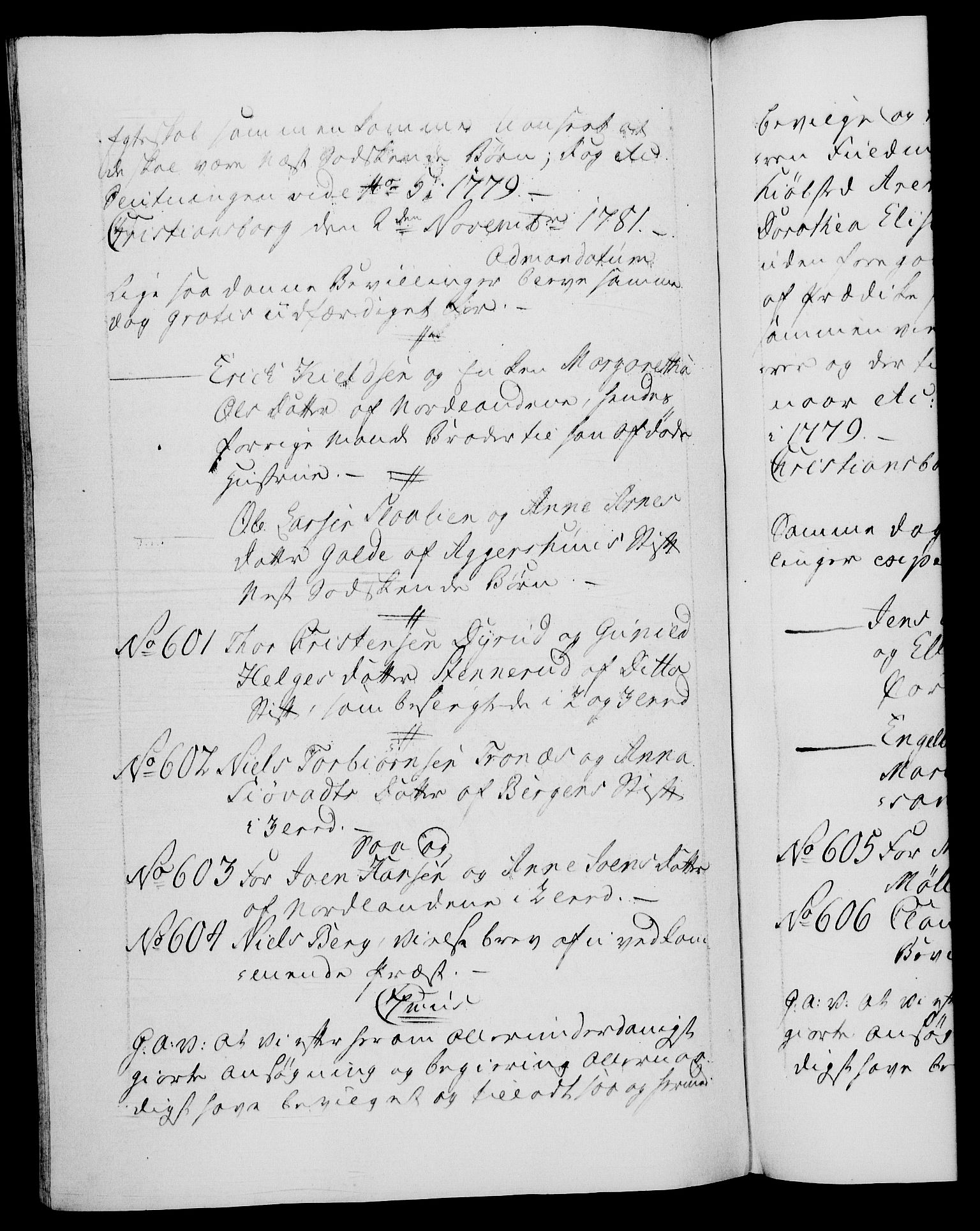 Danske Kanselli 1572-1799, RA/EA-3023/F/Fc/Fca/Fcaa/L0048: Norske registre, 1779-1781, p. 744b