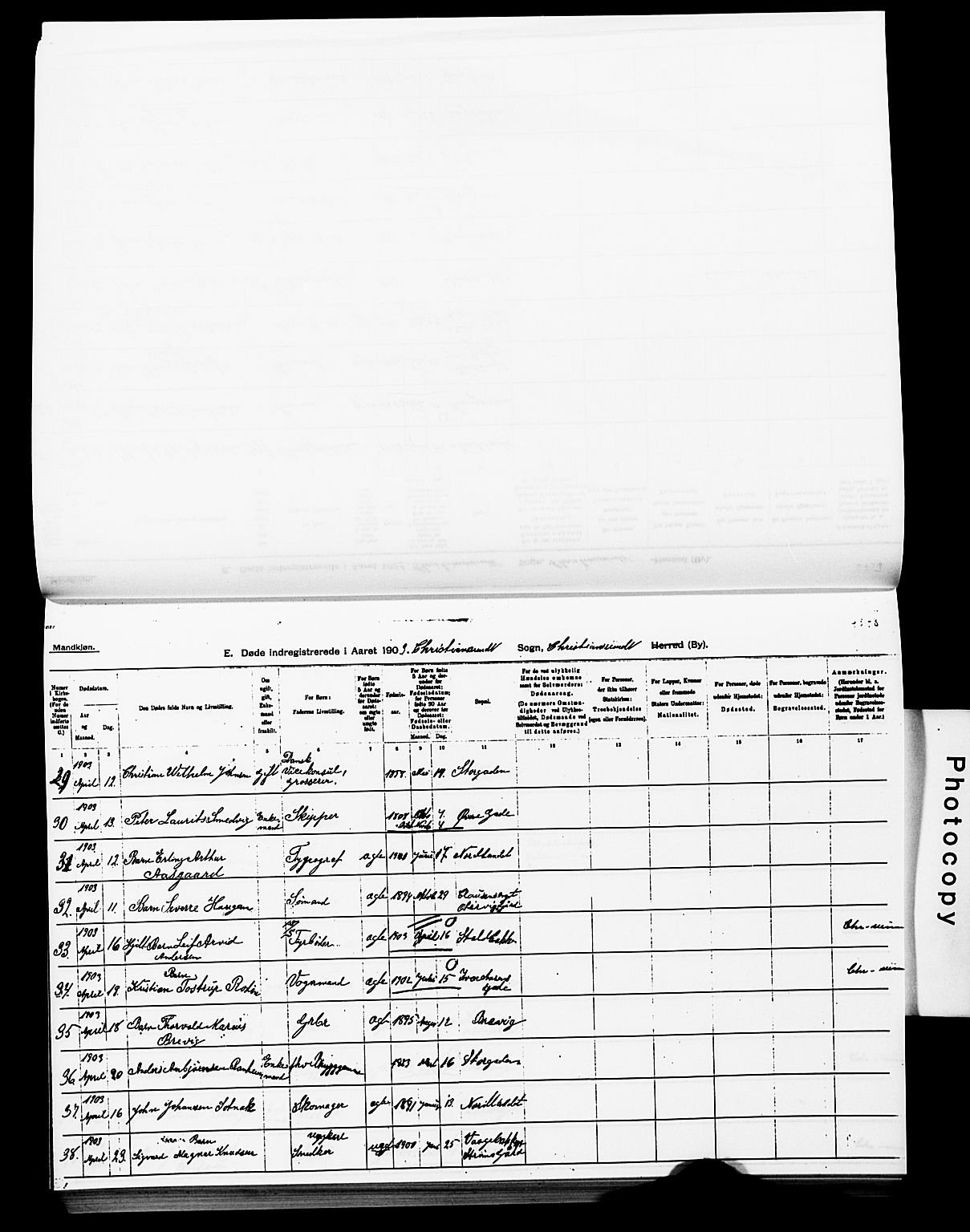 Ministerialprotokoller, klokkerbøker og fødselsregistre - Møre og Romsdal, AV/SAT-A-1454/572/L0860: Parish register (official) no. 572D04, 1903-1916