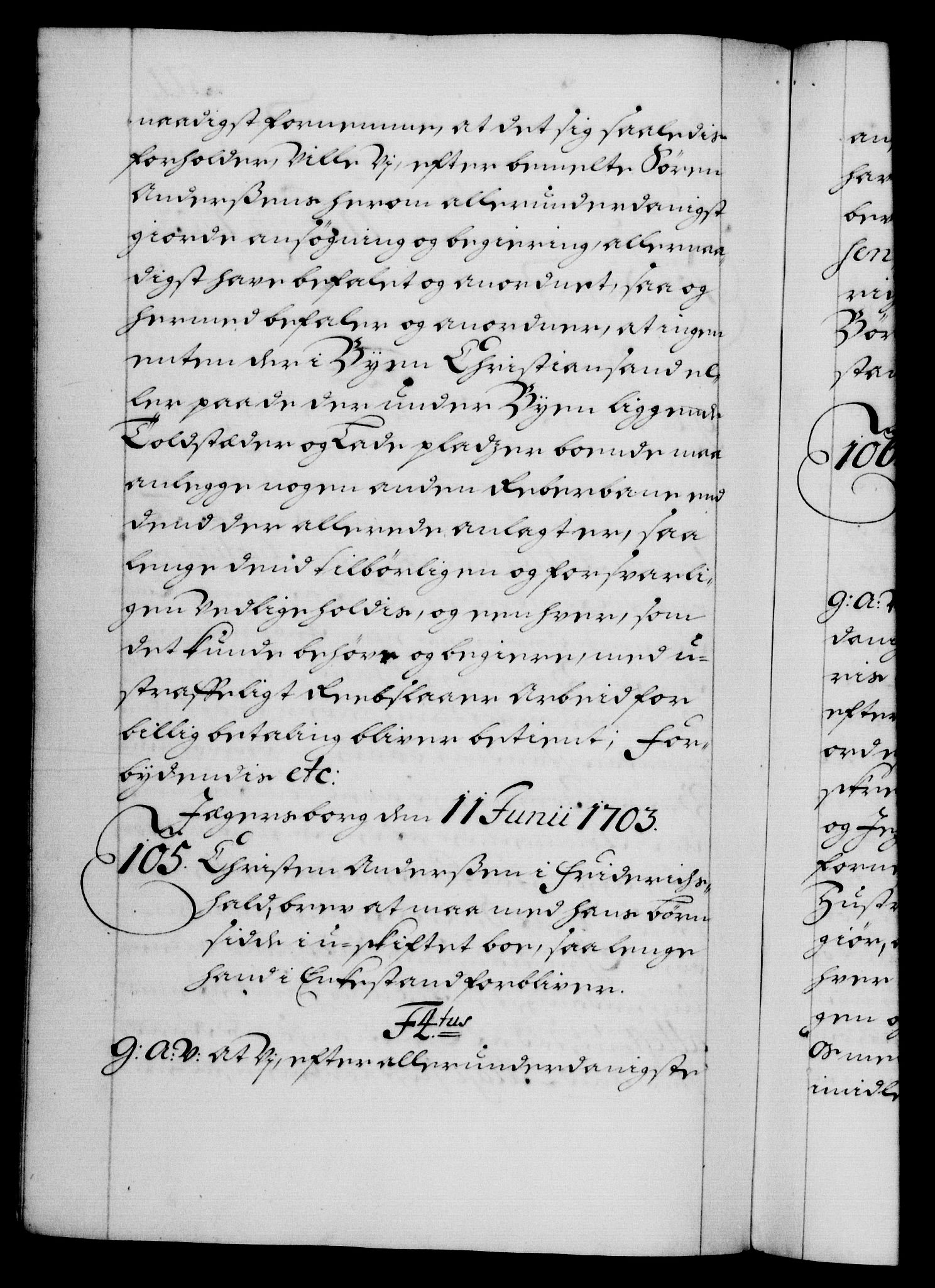 Danske Kanselli 1572-1799, AV/RA-EA-3023/F/Fc/Fca/Fcaa/L0018: Norske registre, 1699-1703, p. 511b