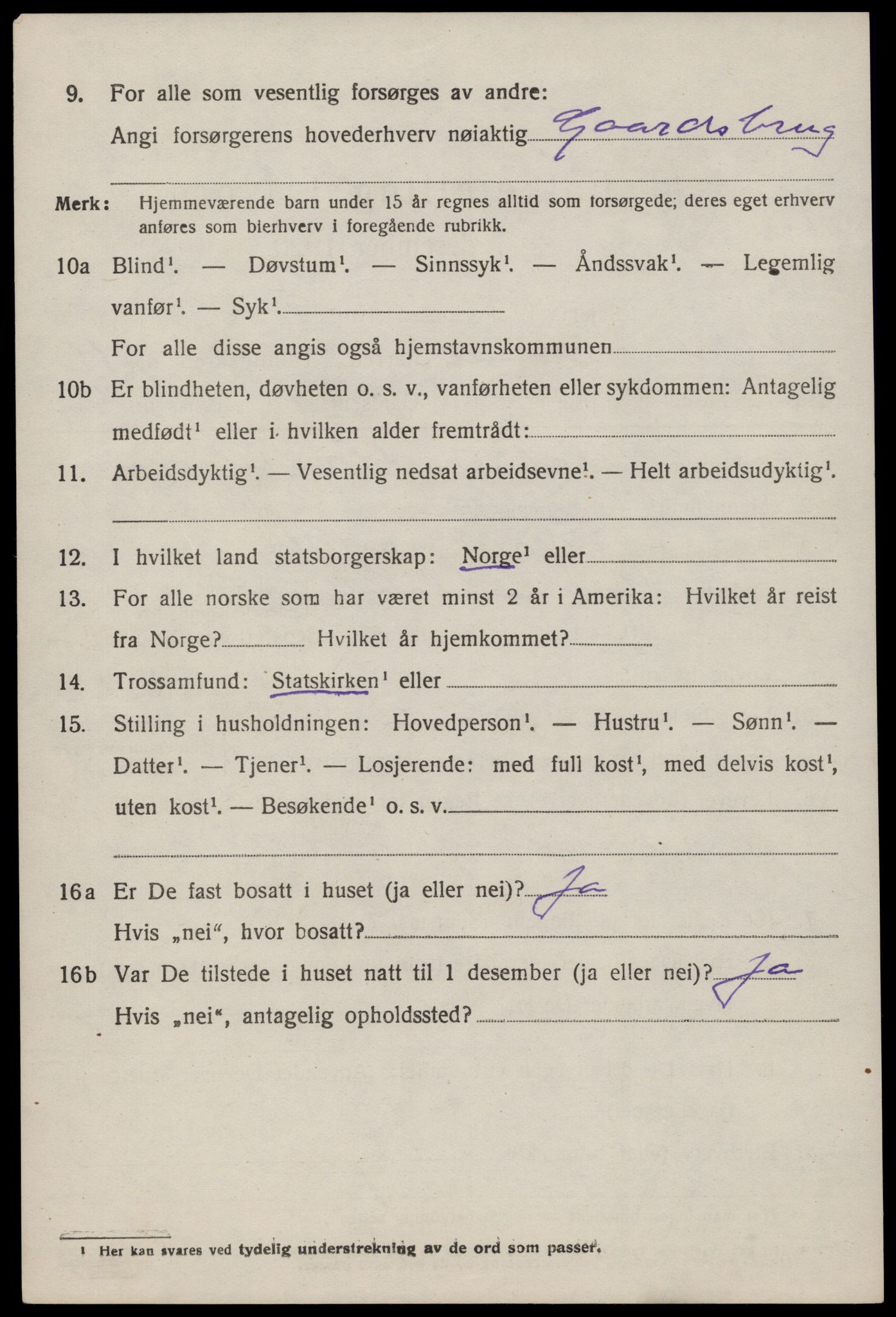 SAST, 1920 census for Hjelmeland, 1920, p. 3624