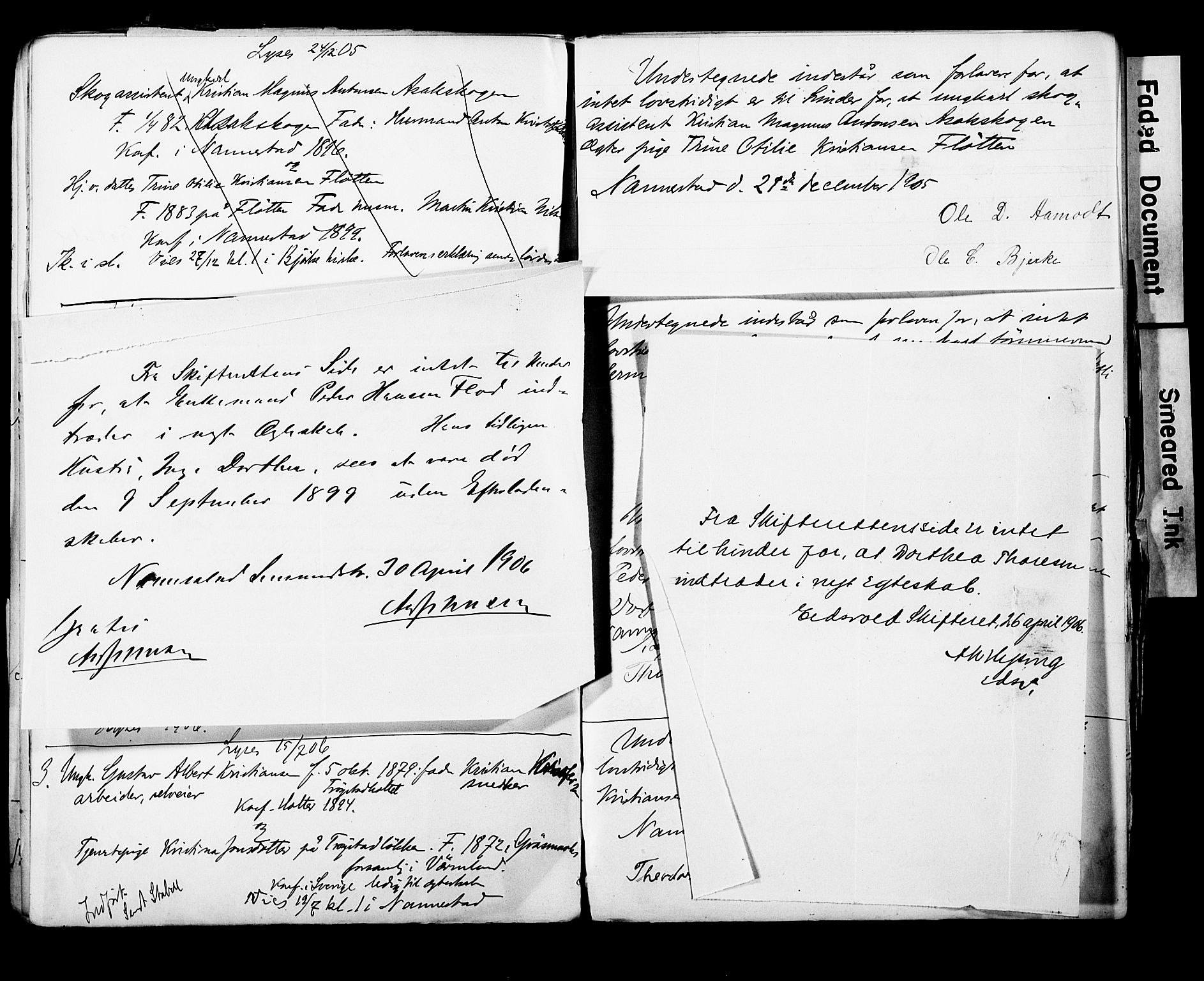 Nannestad prestekontor Kirkebøker, AV/SAO-A-10414a/H/Ha/L0002: Banns register no. I 2, 1898-1922