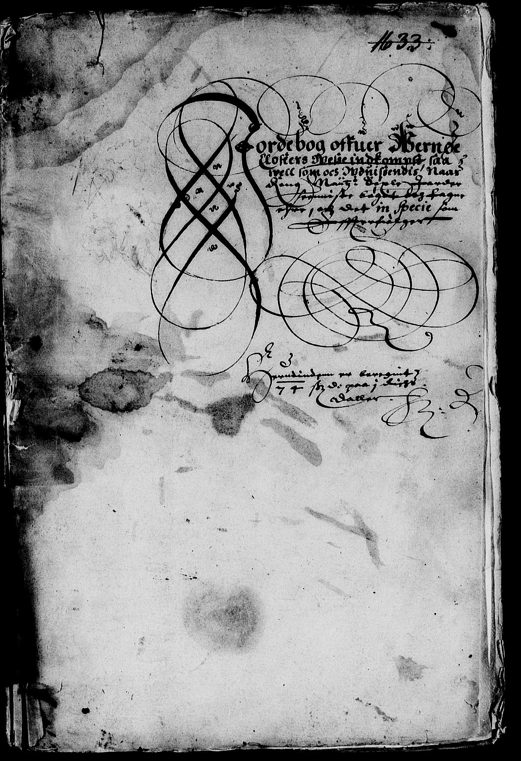 Rentekammeret inntil 1814, Reviderte regnskaper, Lensregnskaper, AV/RA-EA-5023/R/Rb/Rbg/L0001: Verne kloster len, 1599-1619