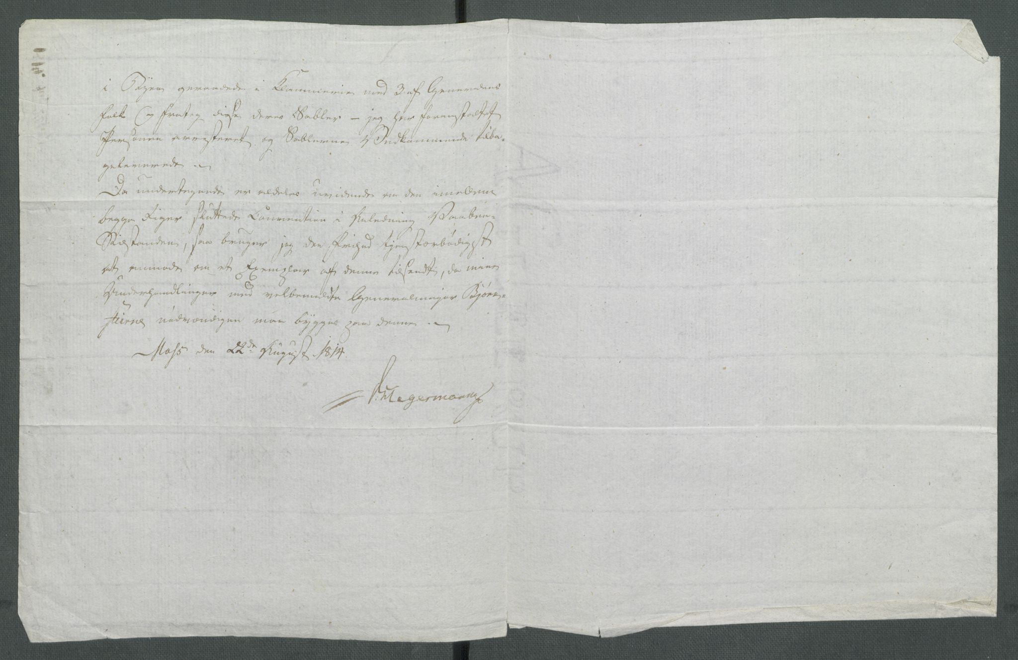 Forskjellige samlinger, Historisk-kronologisk samling, AV/RA-EA-4029/G/Ga/L0009A: Historisk-kronologisk samling. Dokumenter fra januar og ut september 1814. , 1814, p. 293