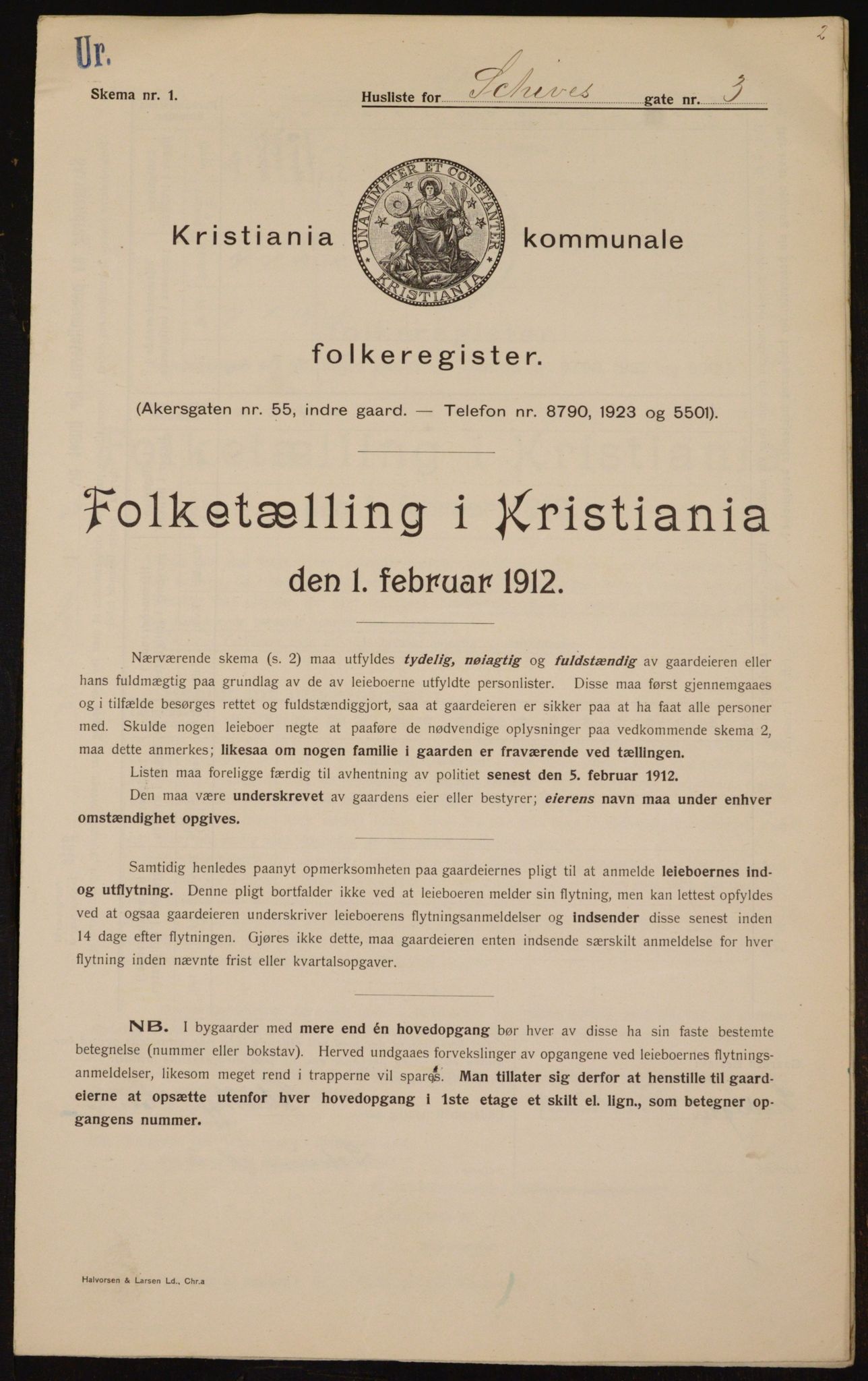 OBA, Municipal Census 1912 for Kristiania, 1912, p. 89797