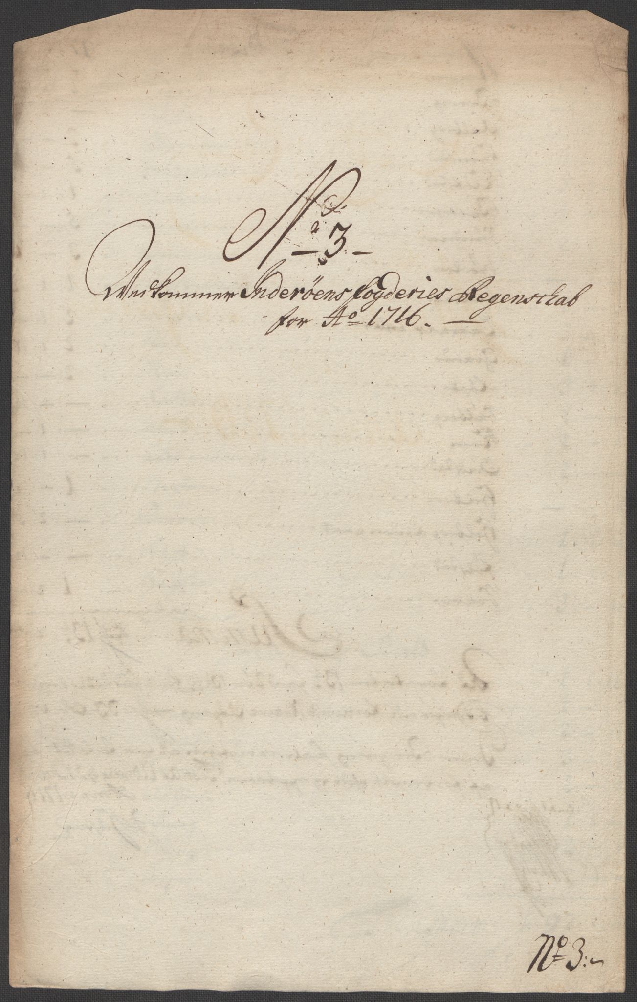 Rentekammeret inntil 1814, Reviderte regnskaper, Fogderegnskap, RA/EA-4092/R63/L4324: Fogderegnskap Inderøy, 1716, p. 104