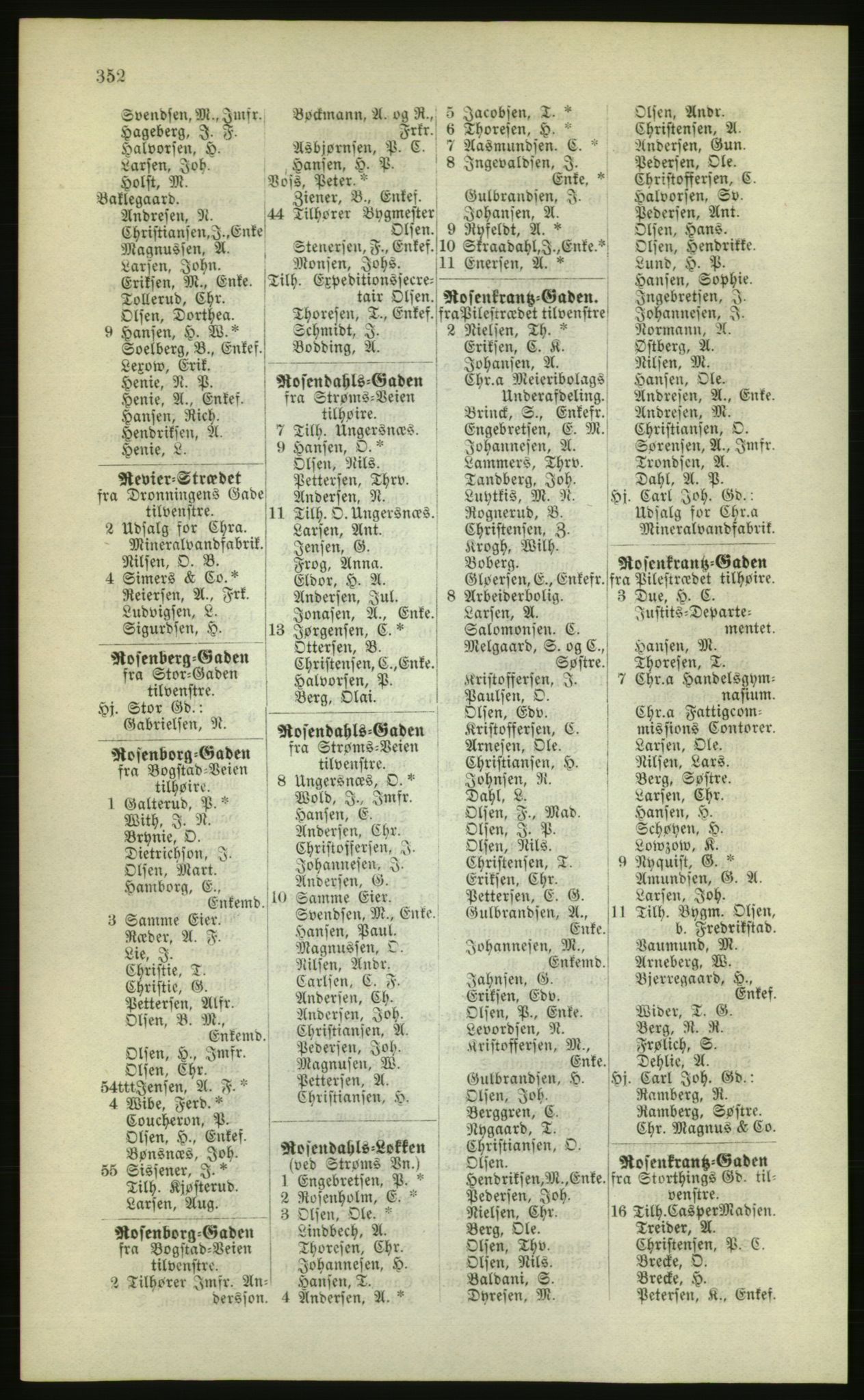 Kristiania/Oslo adressebok, PUBL/-, 1880, p. 352