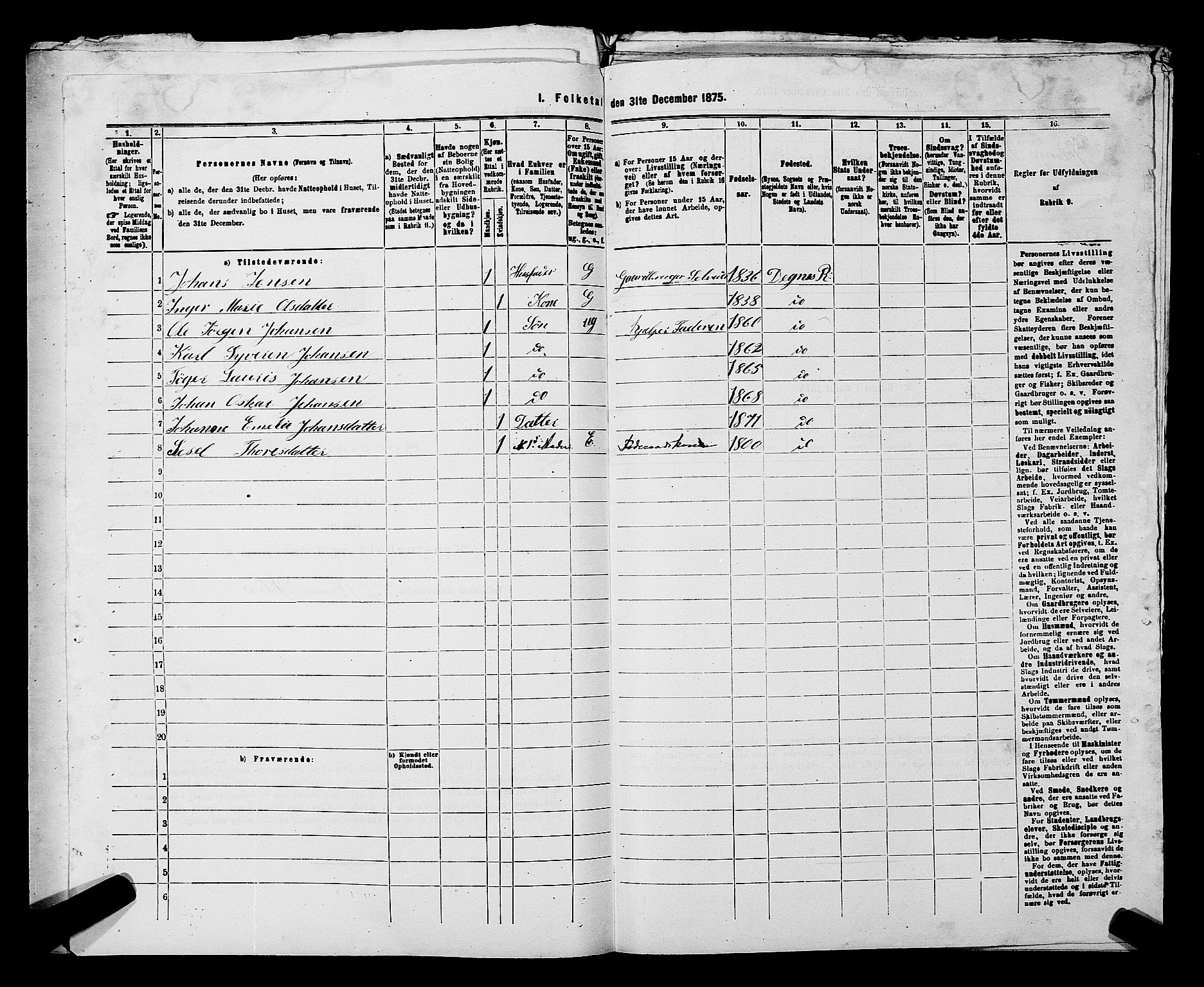 RA, 1875 census for 0128P Rakkestad, 1875, p. 1841