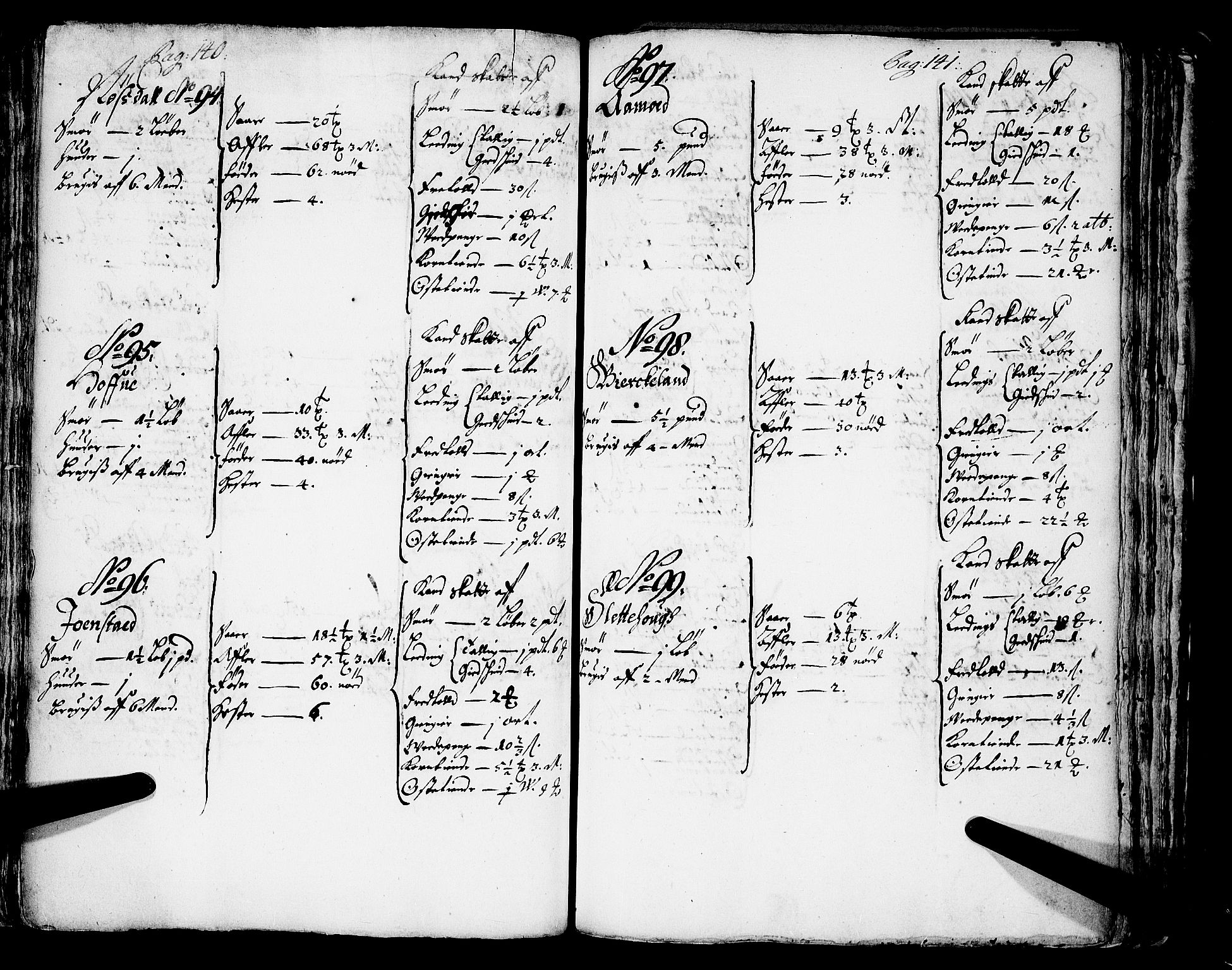 Rentekammeret inntil 1814, Realistisk ordnet avdeling, AV/RA-EA-4070/N/Nb/Nba/L0043: Sunnfjord fogderi, 1667, p. 140-141