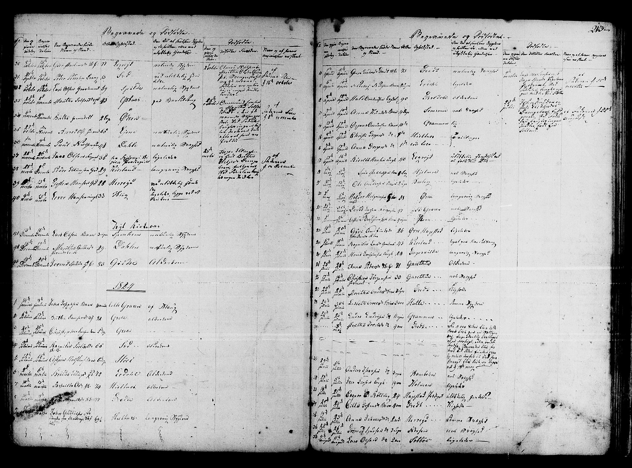 Ulvik sokneprestembete, AV/SAB-A-78801/H/Haa: Parish register (official) no. A 11, 1793-1838, p. 213