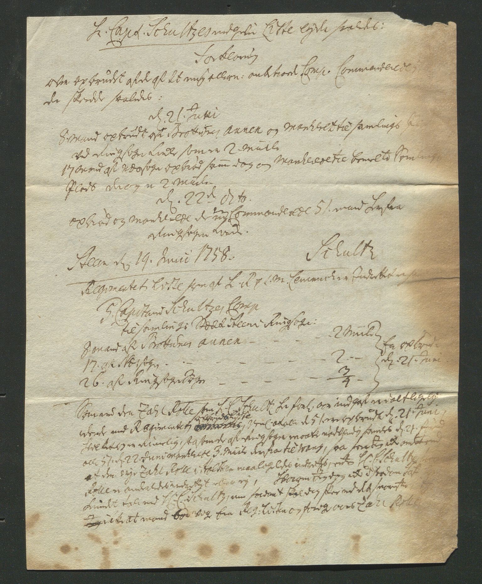 Åker i Vang, Hedmark, og familien Todderud, AV/SAH-ARK-010/E/Ea/L0001: Korrespondanse ordnet kronologisk, 1721-1772, p. 108