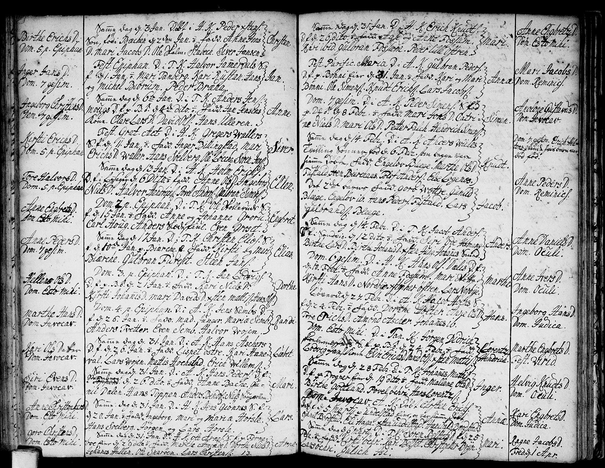 Asker prestekontor Kirkebøker, SAO/A-10256a/F/Fa/L0001: Parish register (official) no. I 1, 1726-1744, p. 64