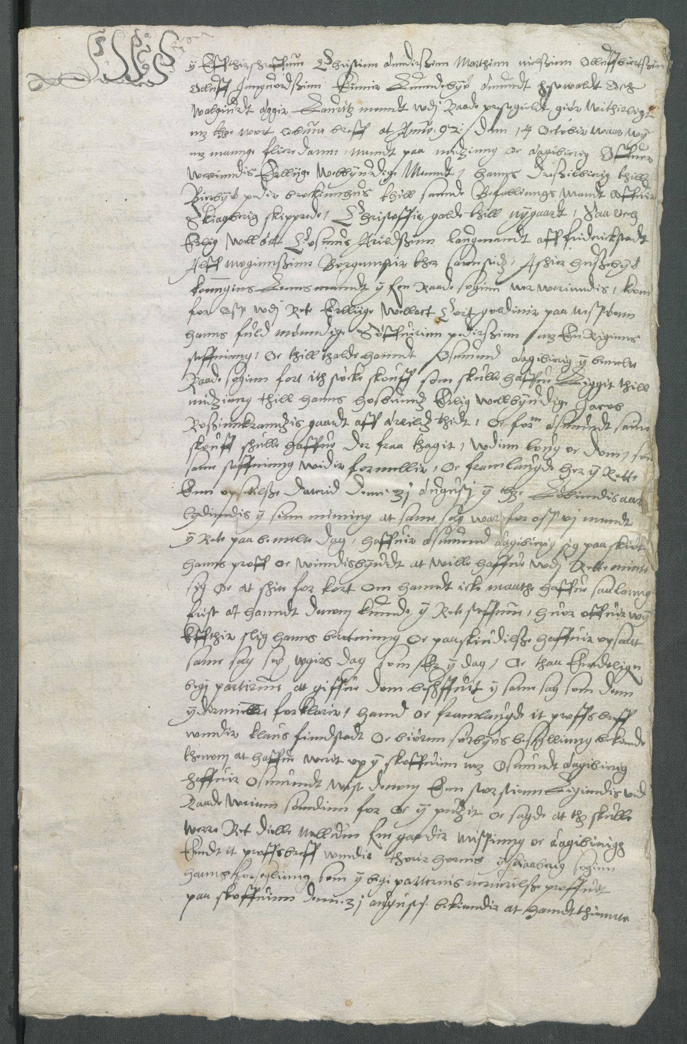 Riksarkivets diplomsamling, AV/RA-EA-5965/F02/L0096: Dokumenter, 1592, p. 85