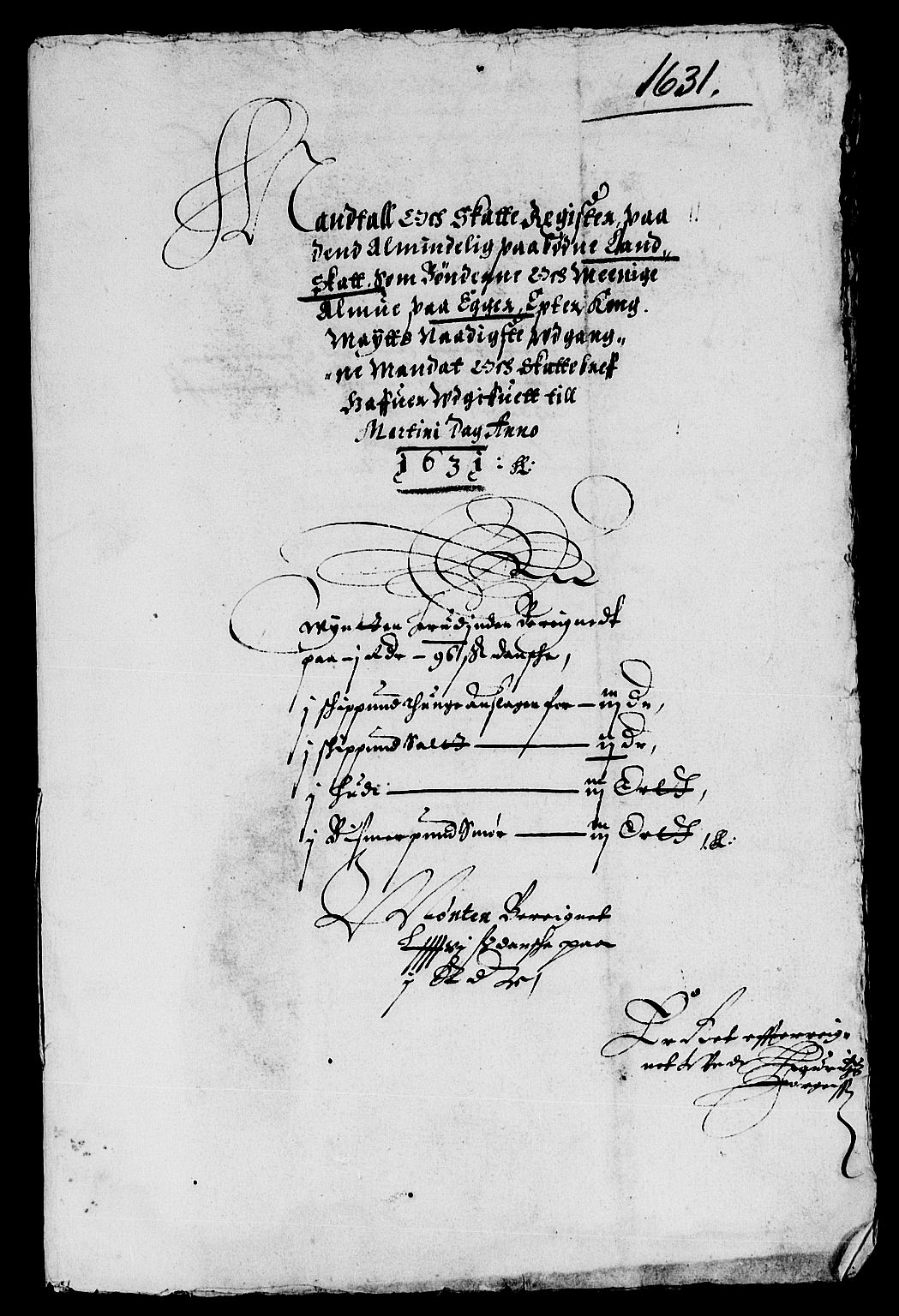 Rentekammeret inntil 1814, Reviderte regnskaper, Lensregnskaper, RA/EA-5023/R/Rb/Rbl/L0004: Brunla len med Eiker len 1626-37, 1630-1633